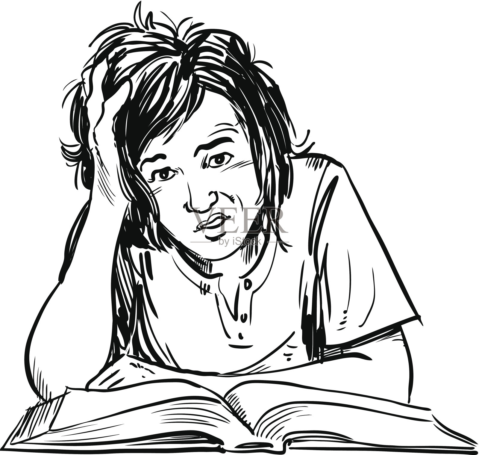 大学生插画图片素材