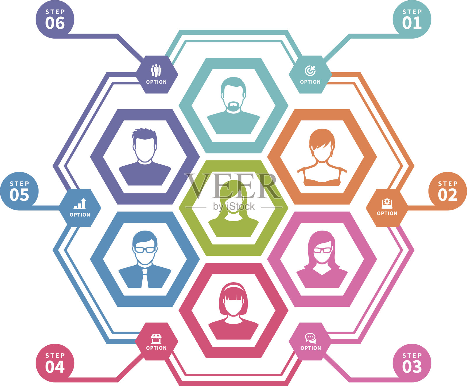 业务与沟通概念插画图片素材