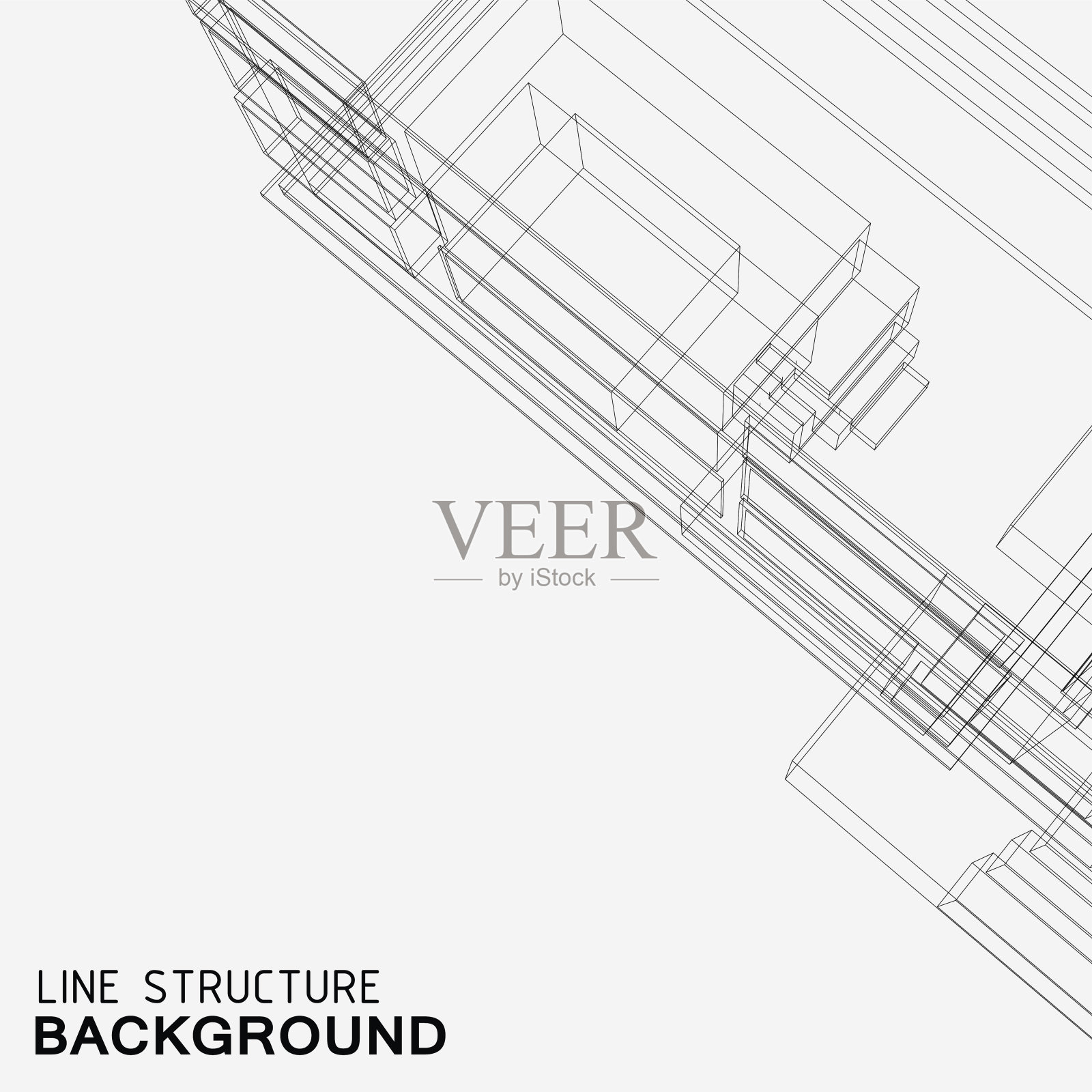 直线结构背景插画图片素材