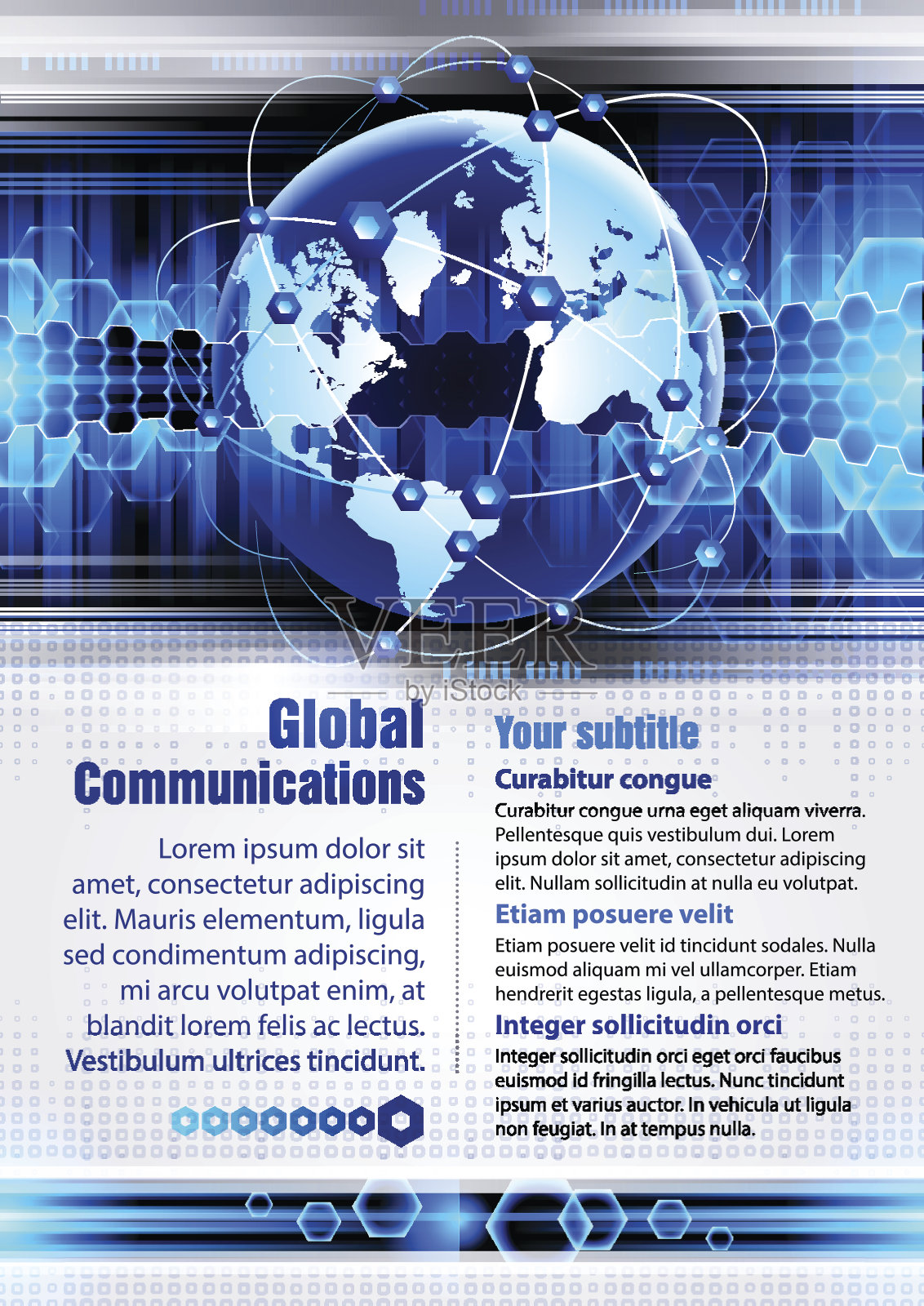 全球通信插画图片素材