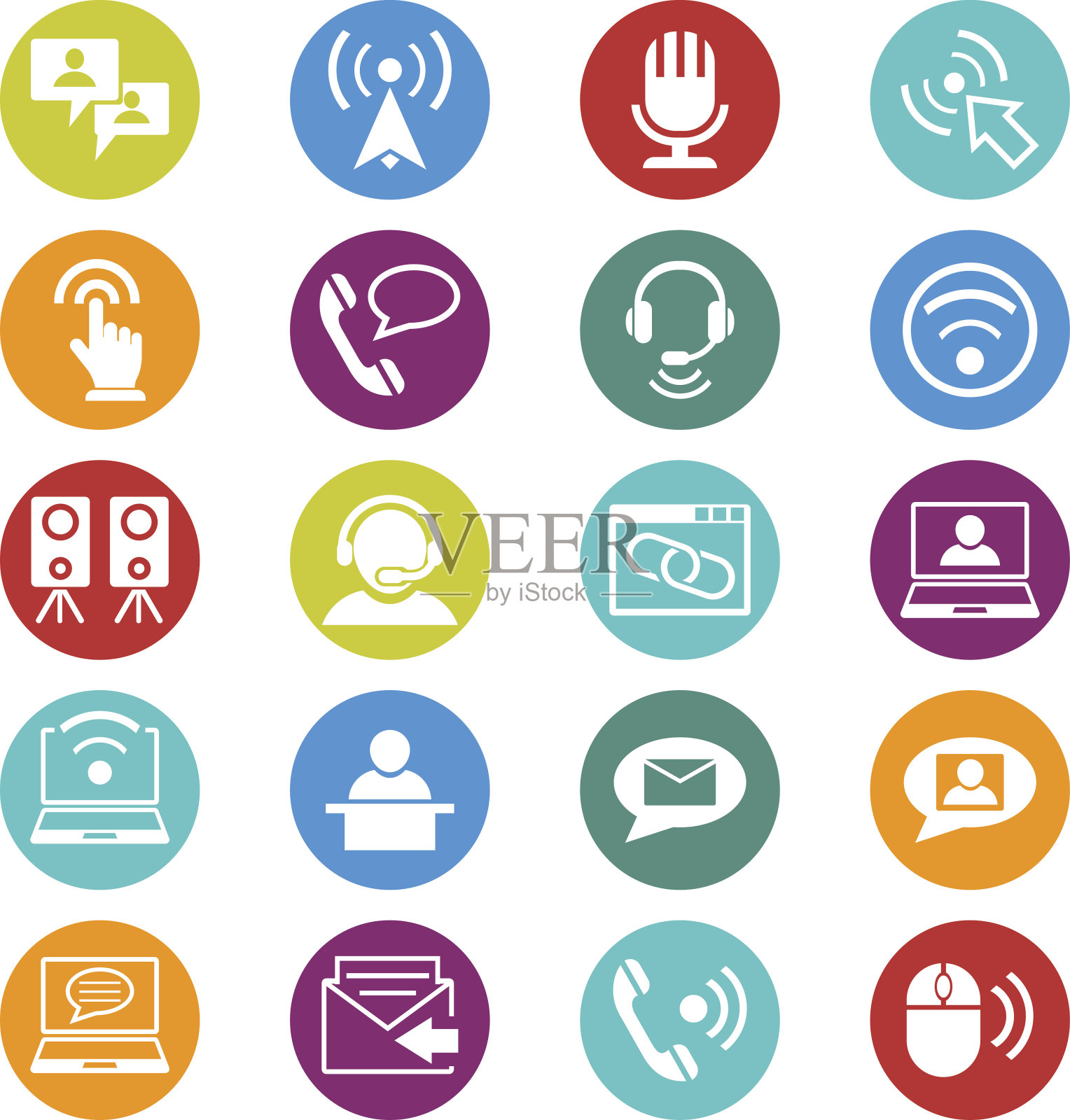 媒体和传播图标图标素材