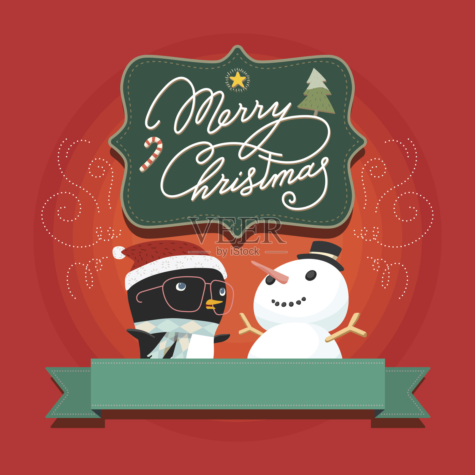 圣诞快乐插画图片素材