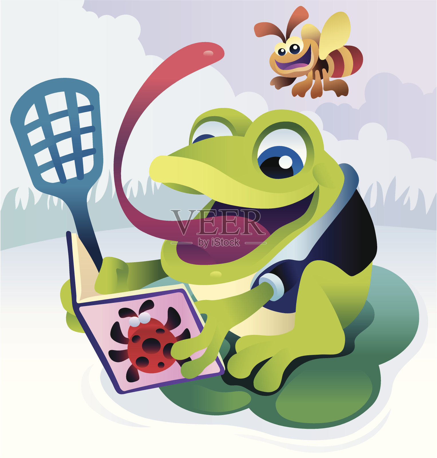 青蛙插画图片素材