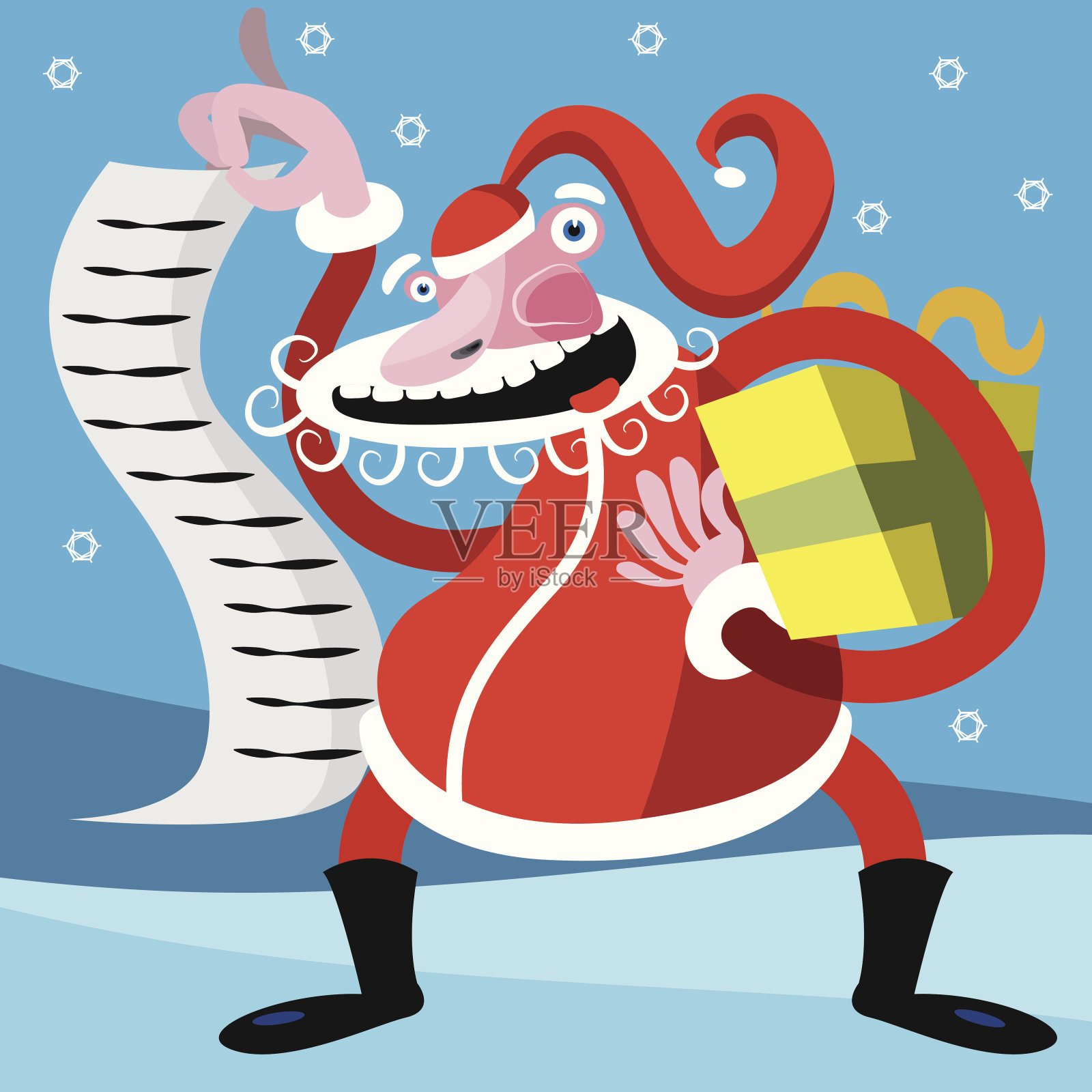 圣诞老人插画图片素材