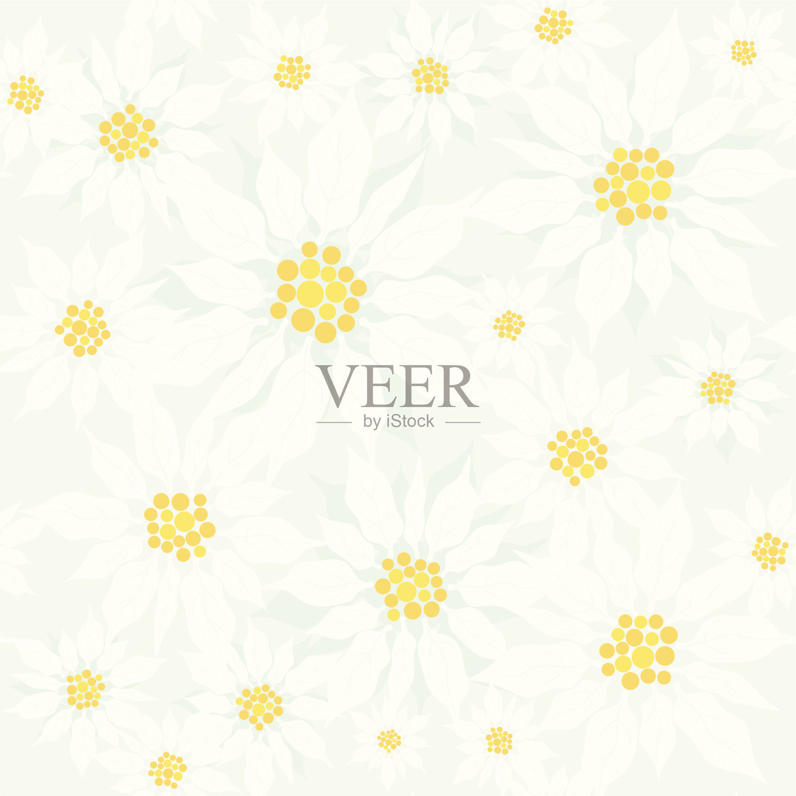 一品红模式插画图片素材