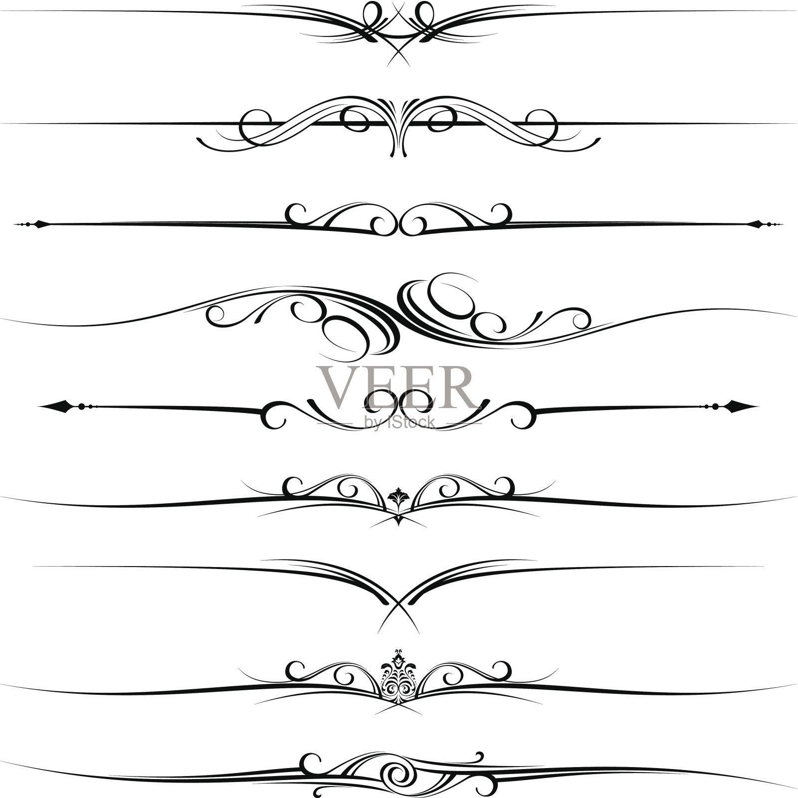 装饰页面规则插画图片素材