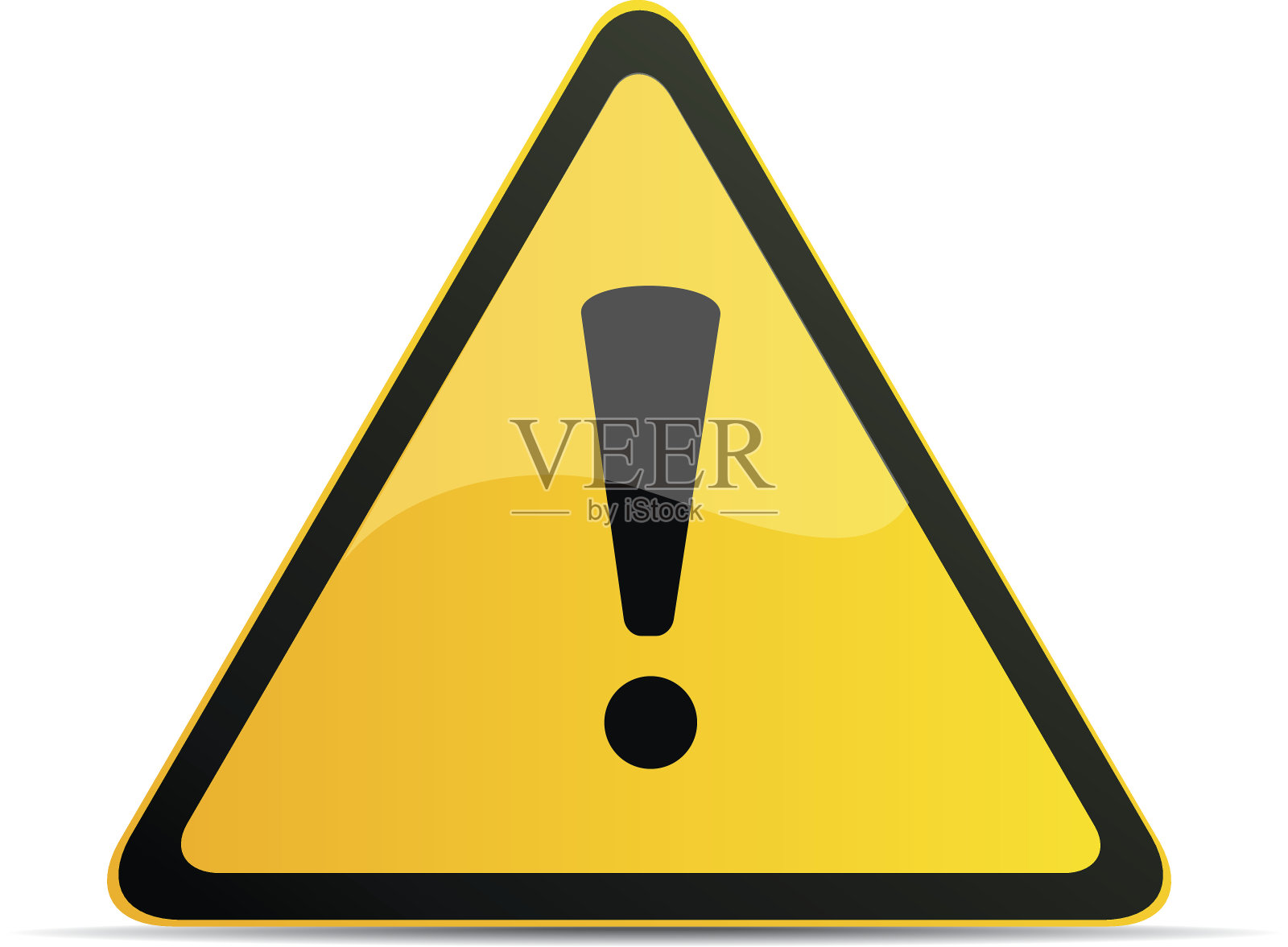 警告标志插画图片素材