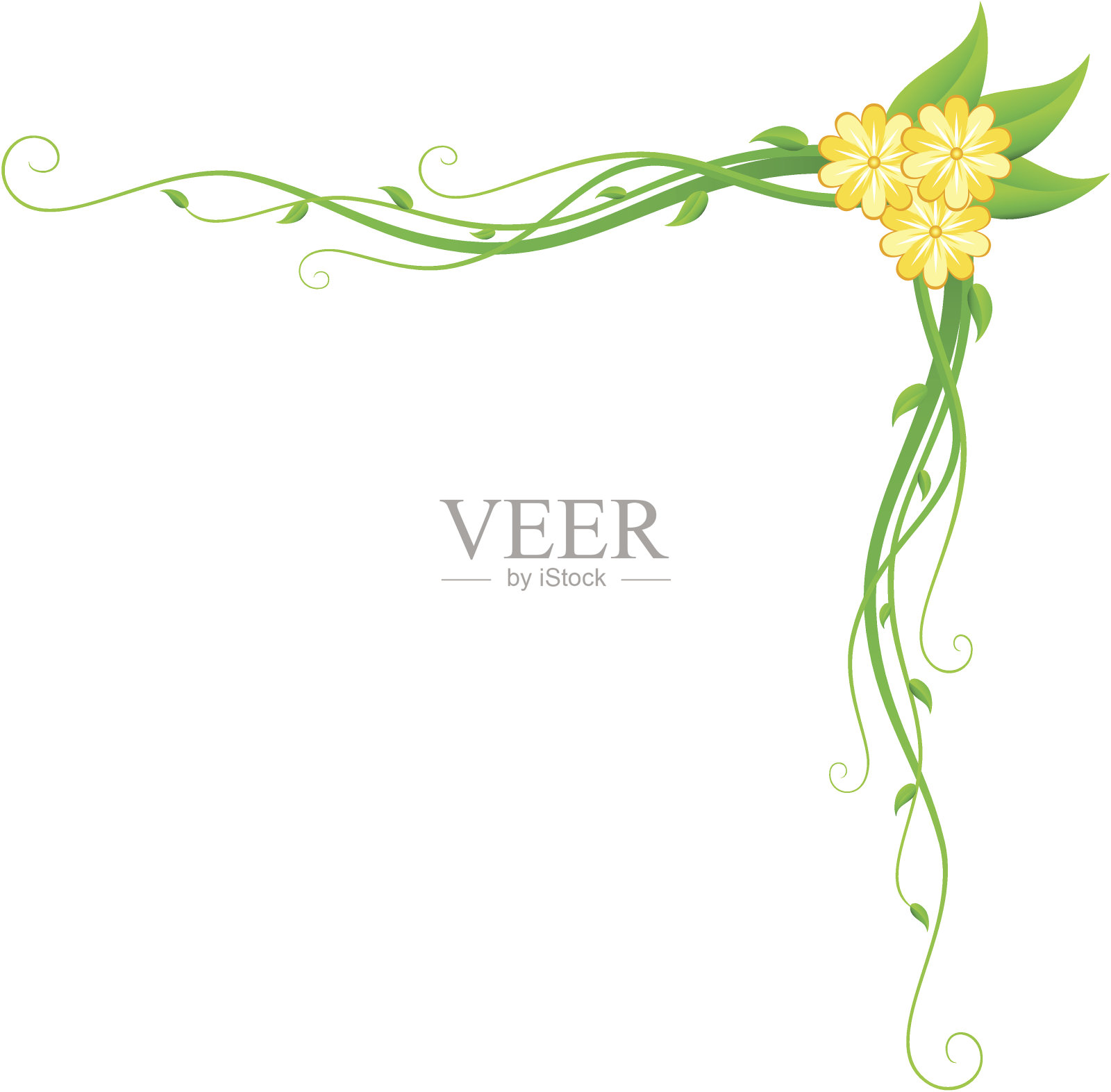 花的设计元素插画图片素材