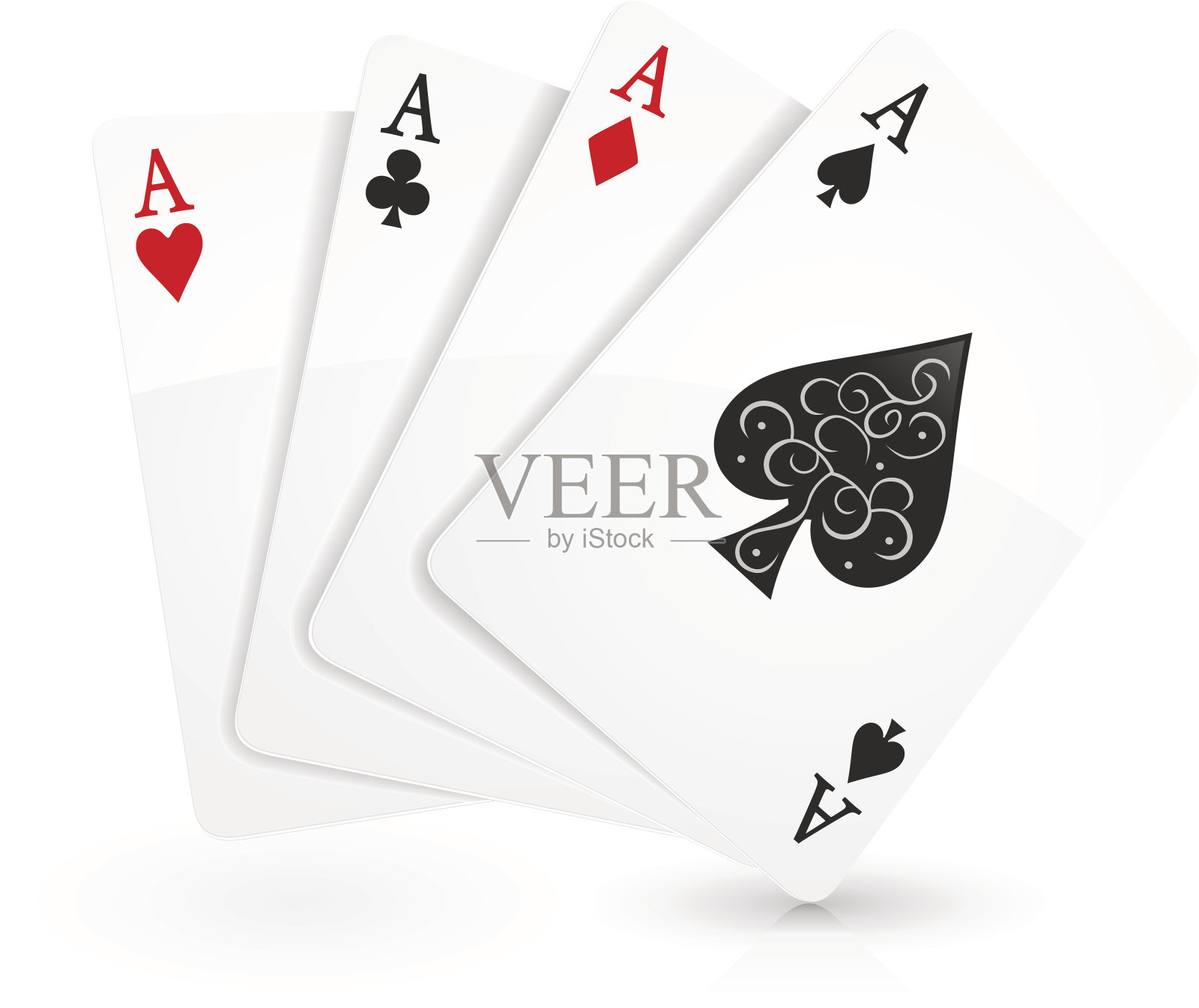 王牌插画图片素材