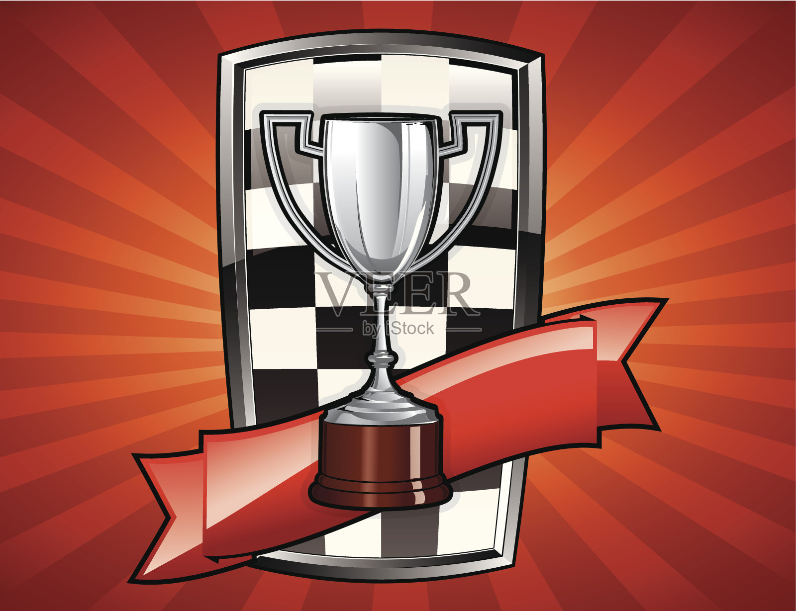 赛银Trohpie插画图片素材