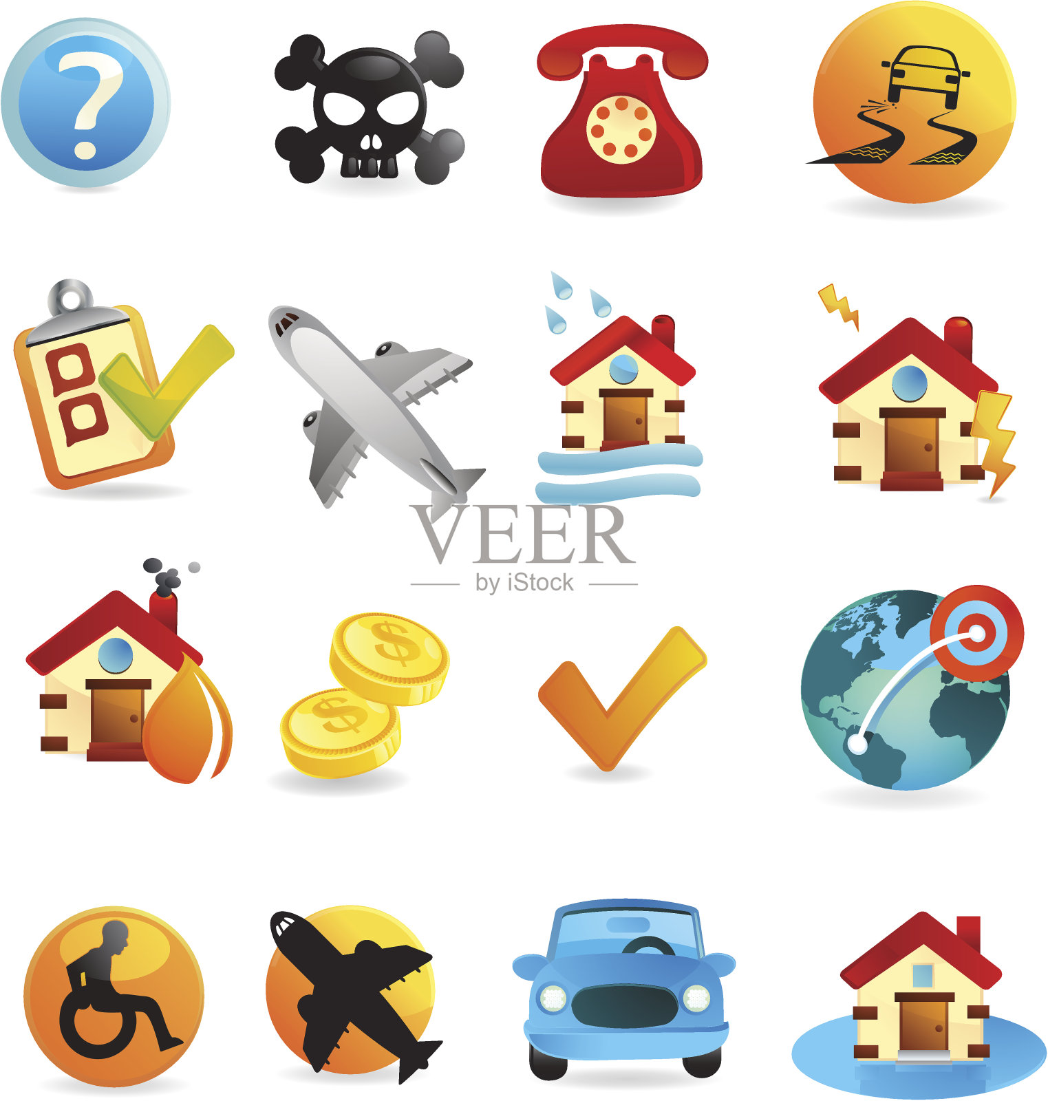 保险图标设置图标素材