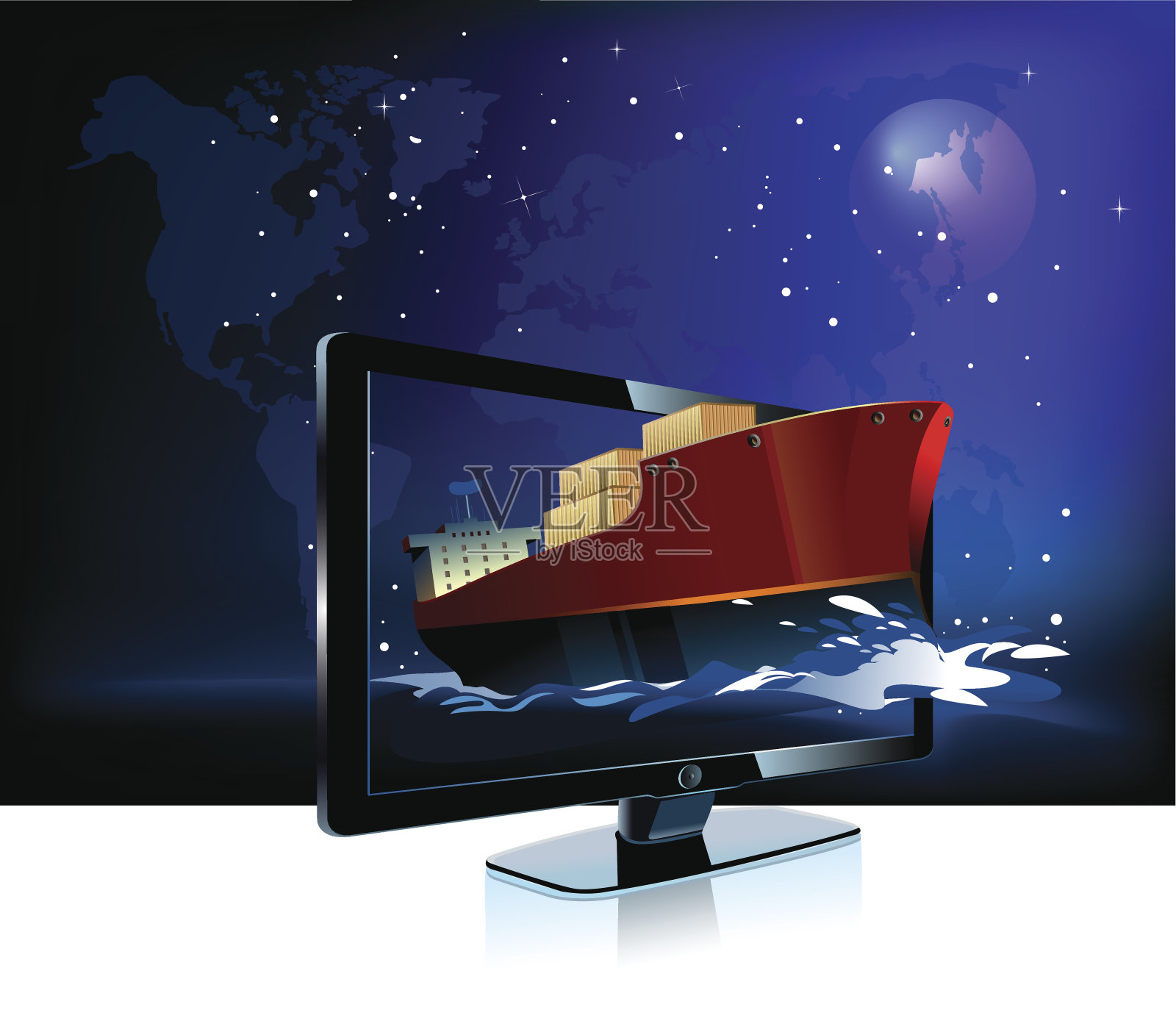 电脑绘图插画图片素材