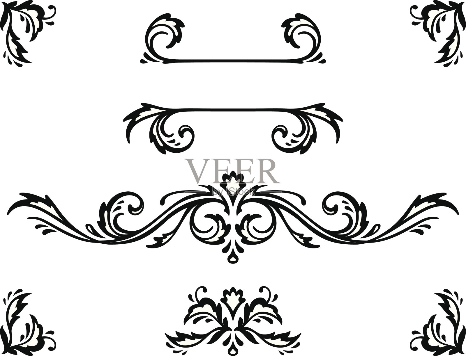 装饰元素插画图片素材