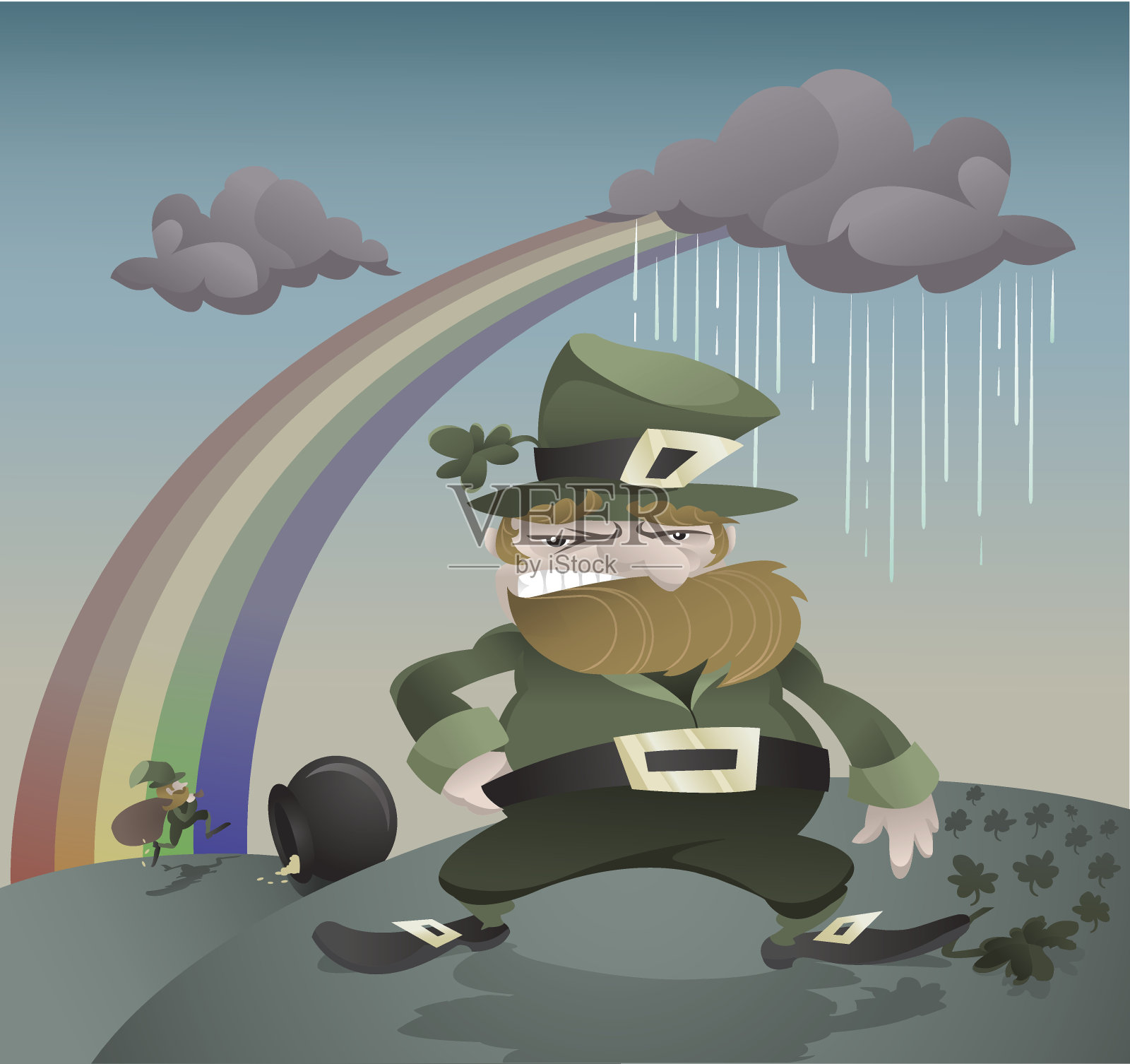 不幸的小妖精设计元素图片