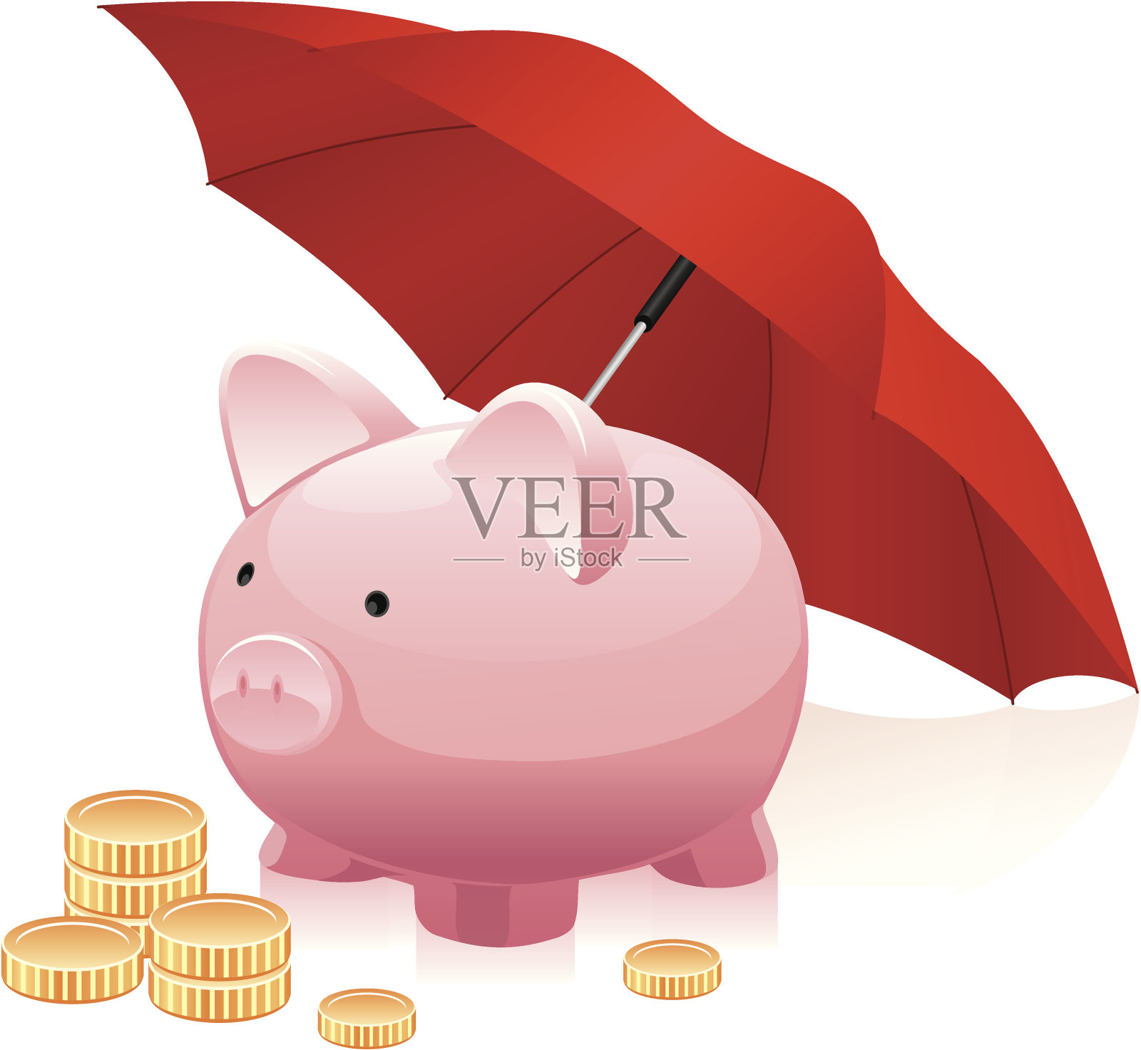 储蓄罐插画图片素材