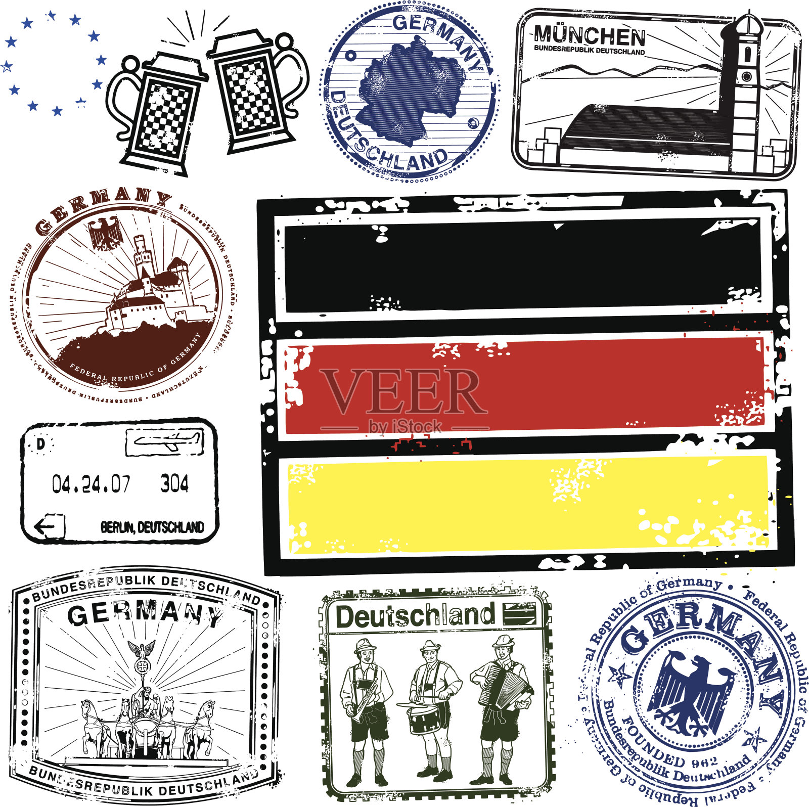 Germanian辉煌插画图片素材