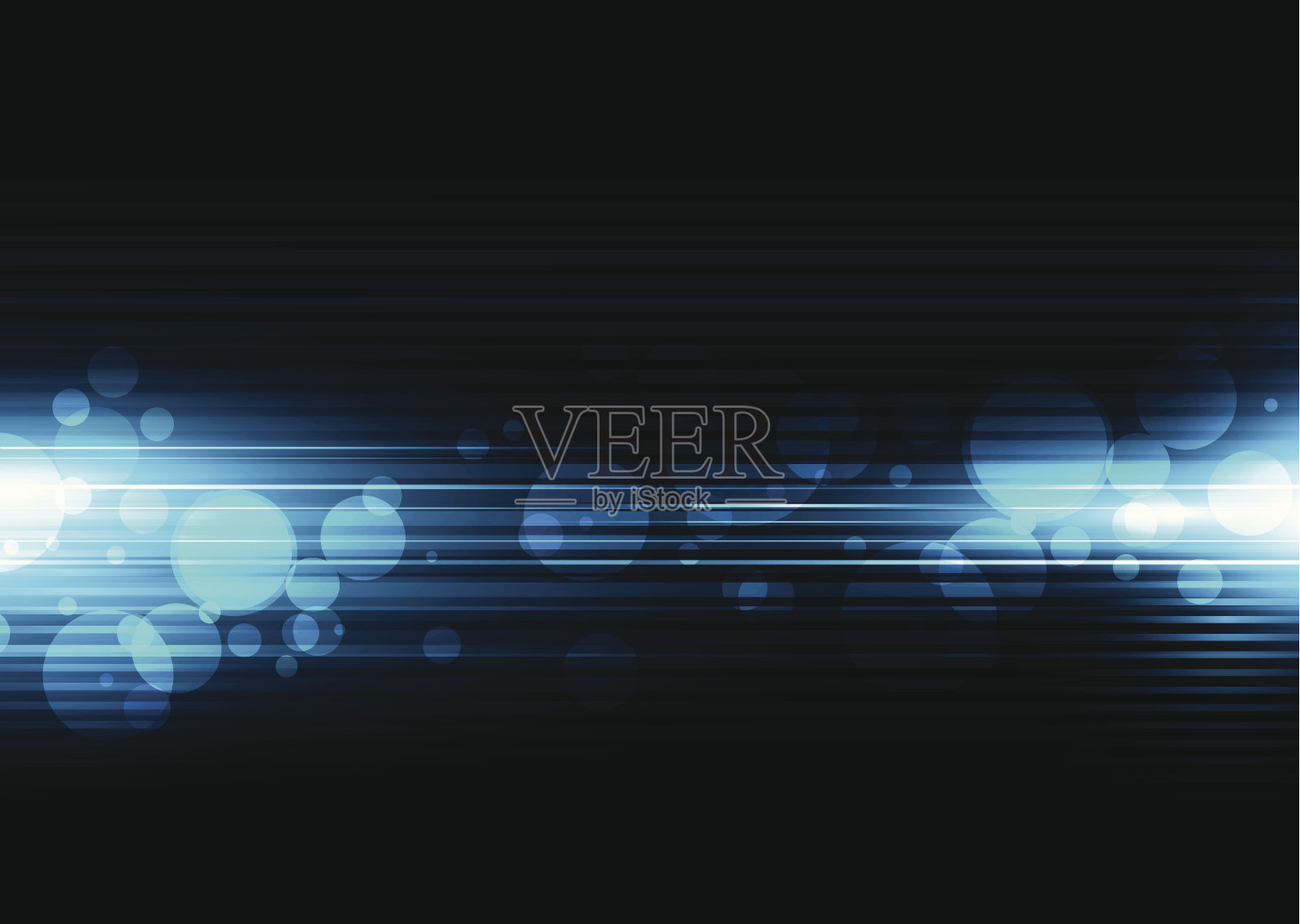 蓝色的技术背景插画图片素材