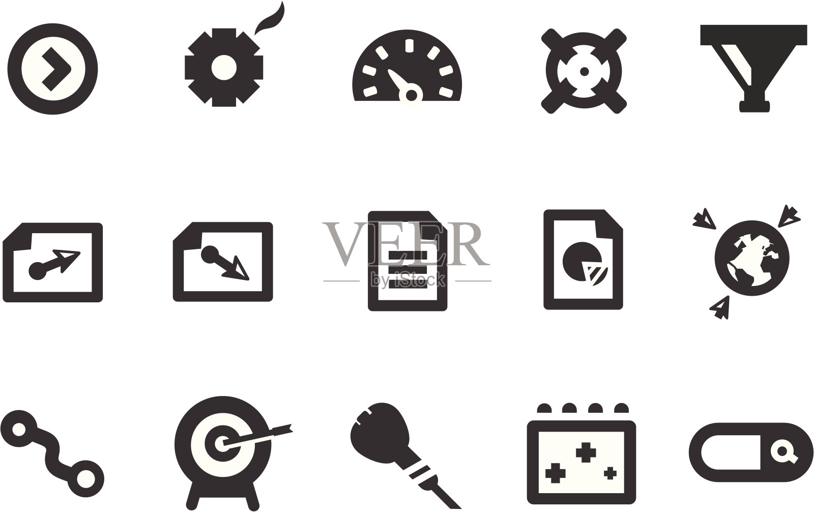 网络分析图标图标素材