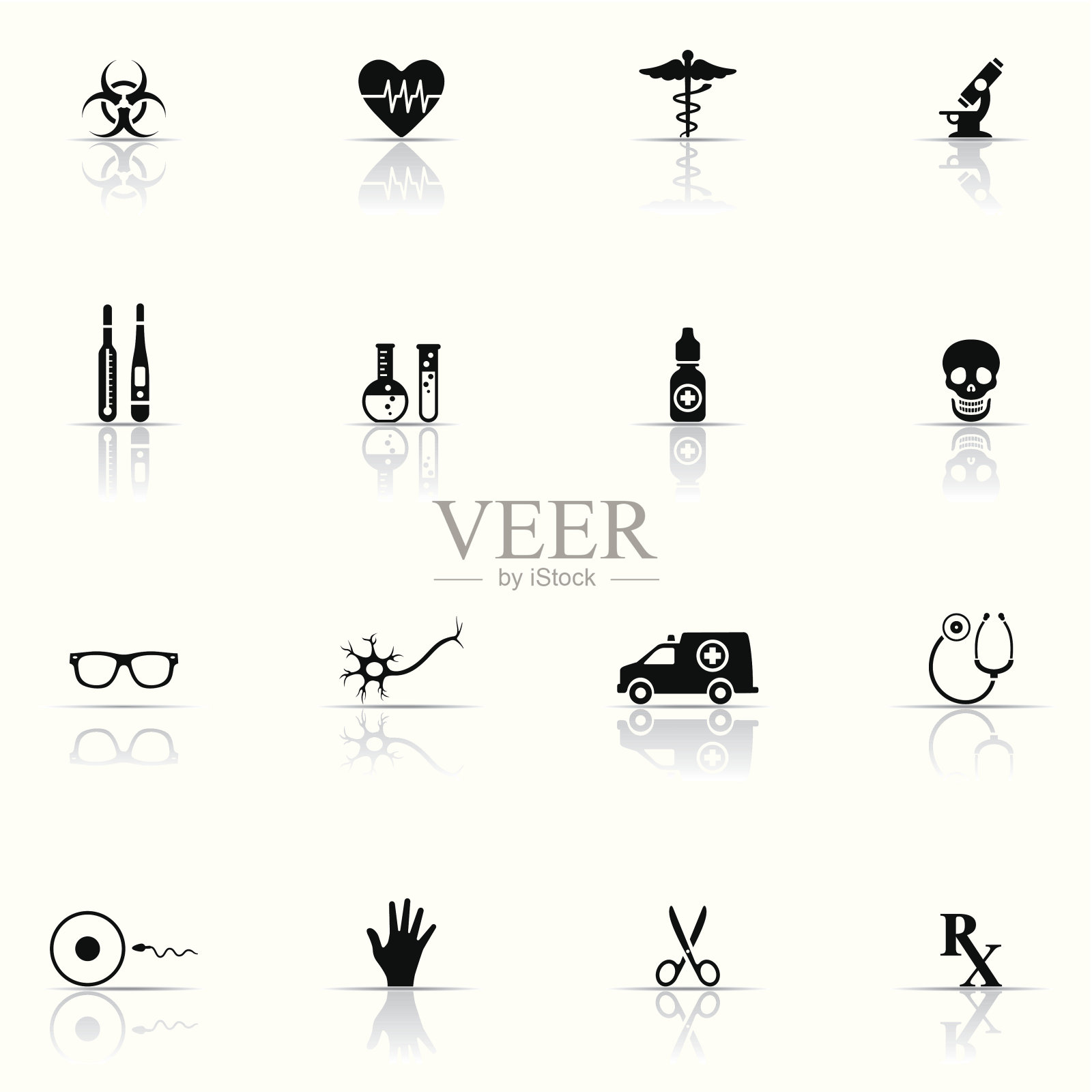 图标集,医学和科学图标素材
