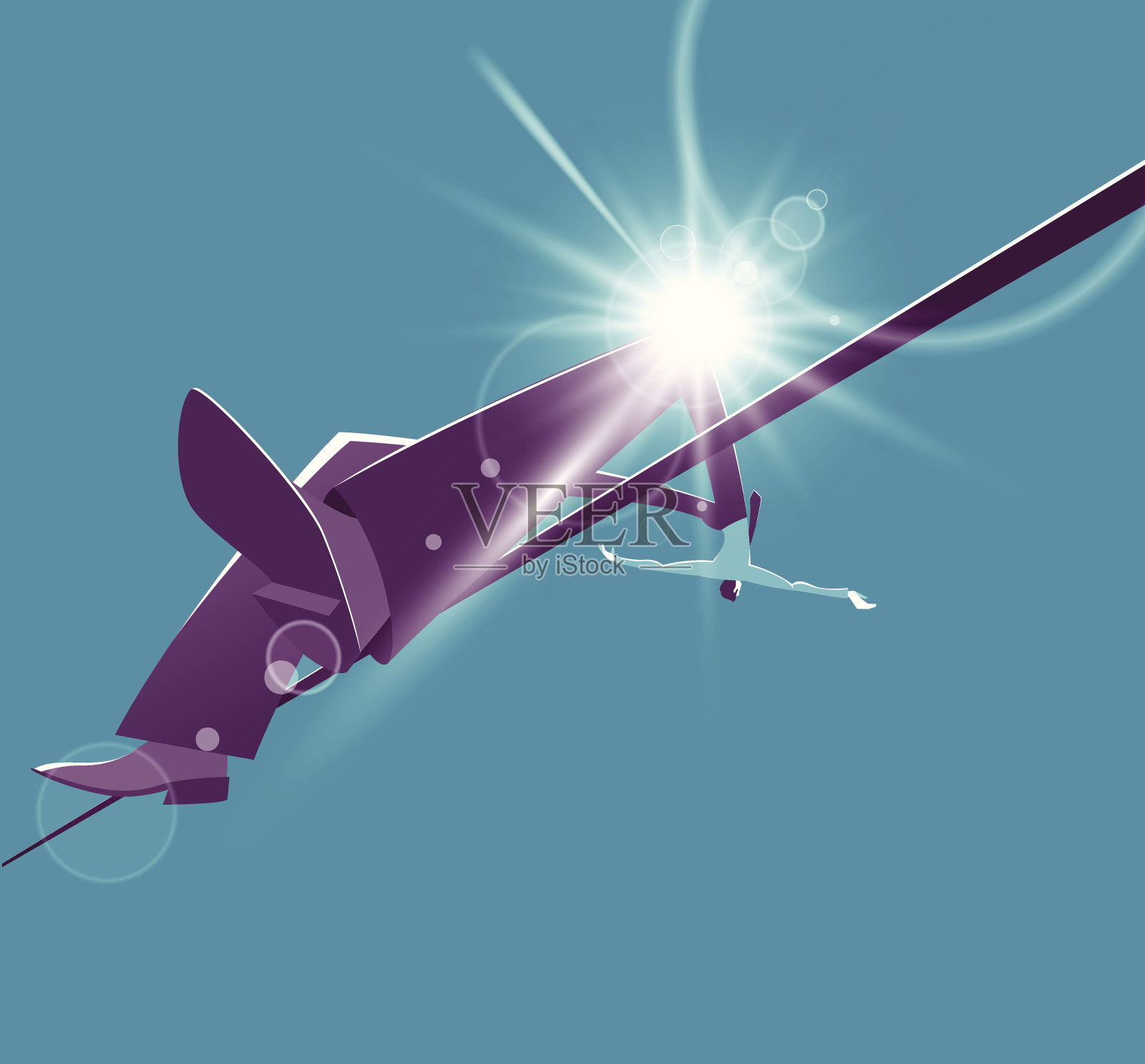 挑战插画图片素材