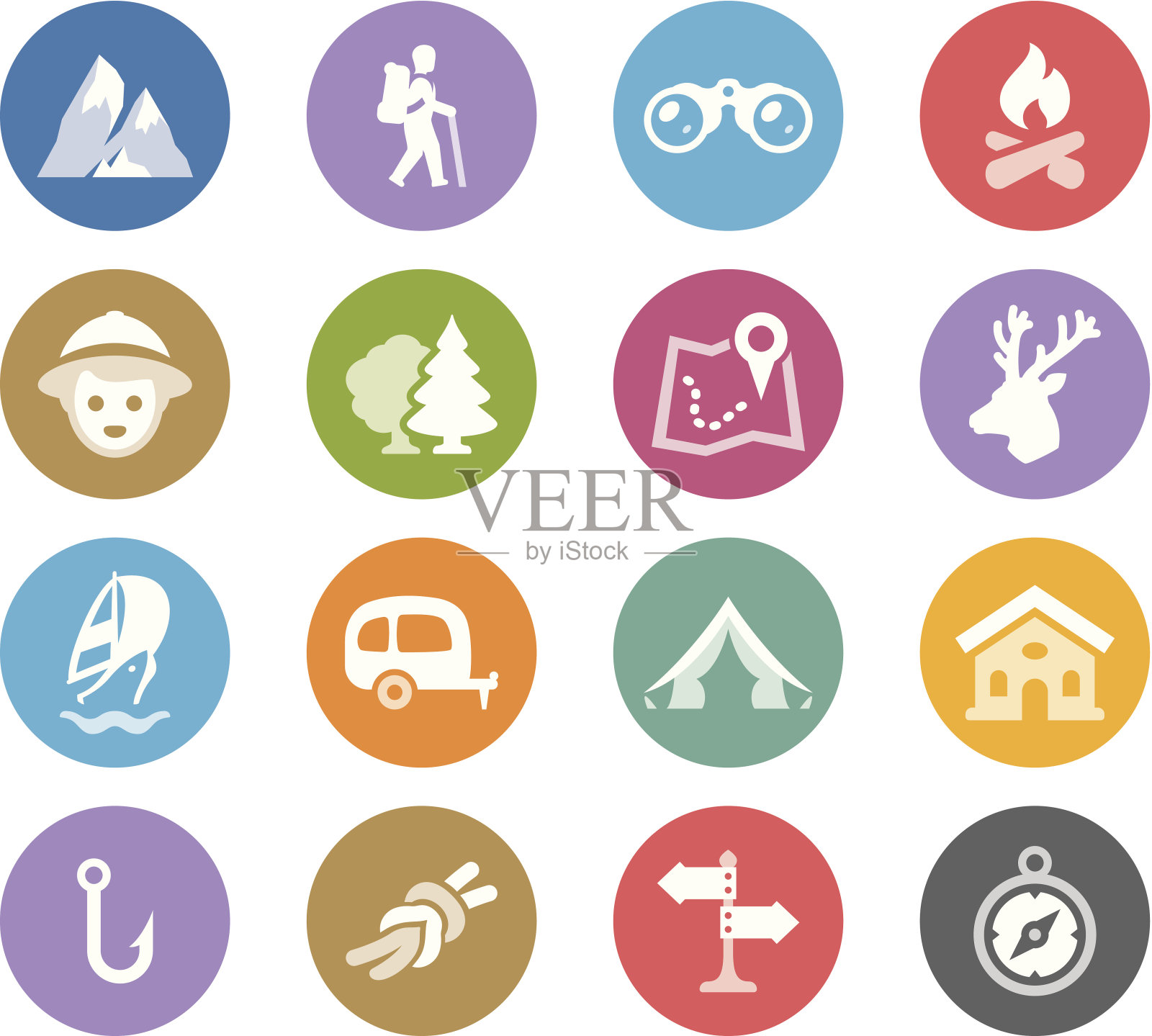 旅游和露营/惠里科图标图标素材