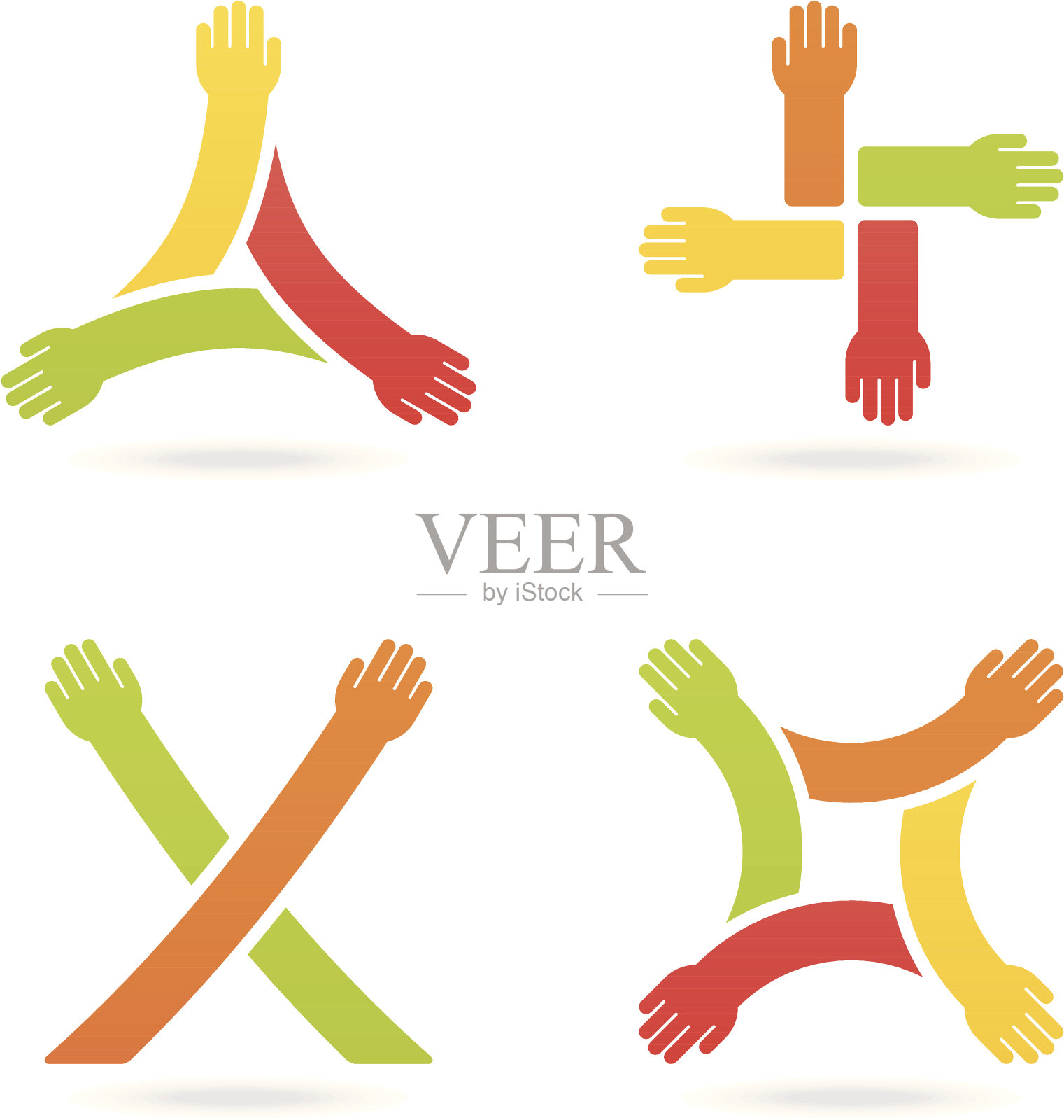 手的概念-策略插画图片素材