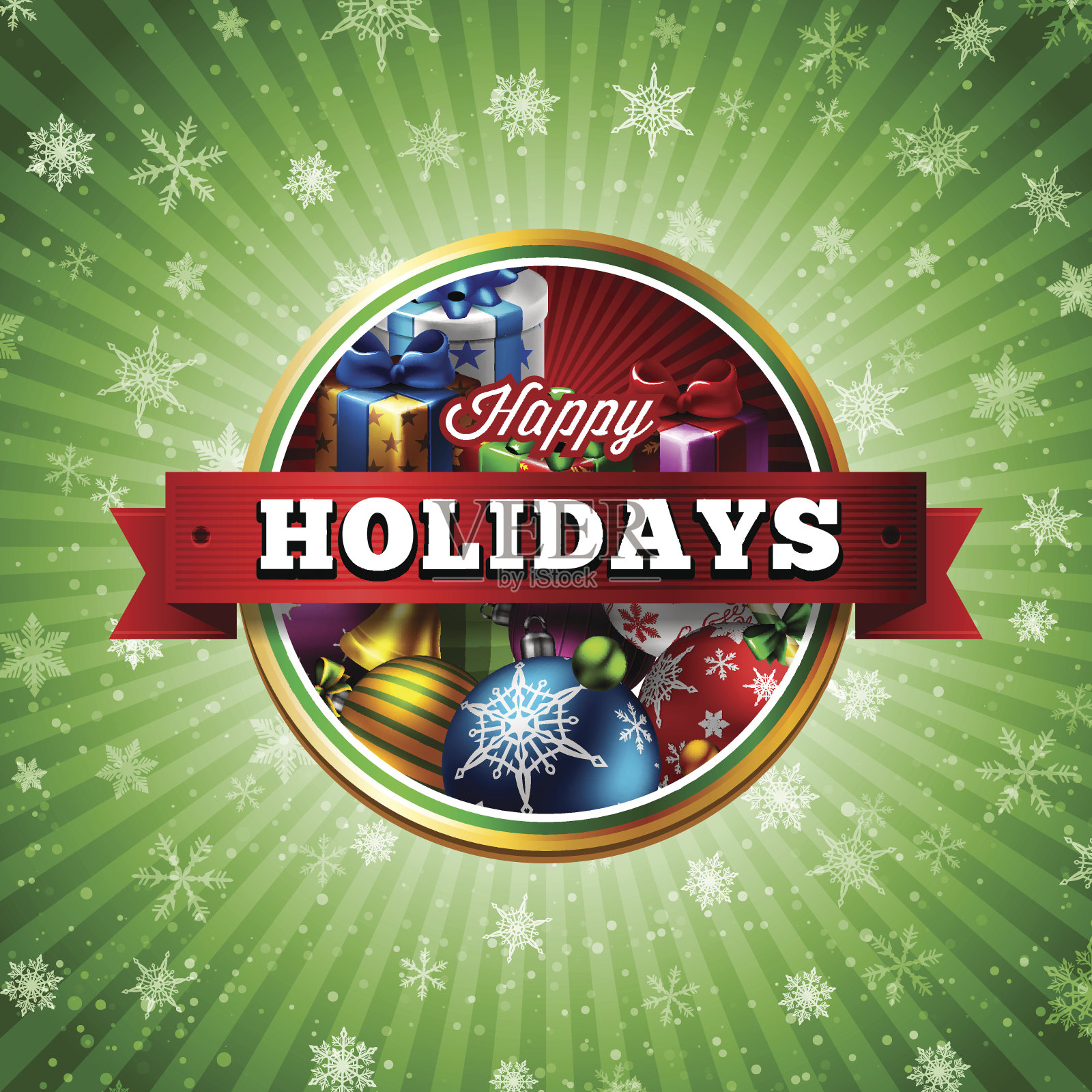 圣诞节标签2插画图片素材