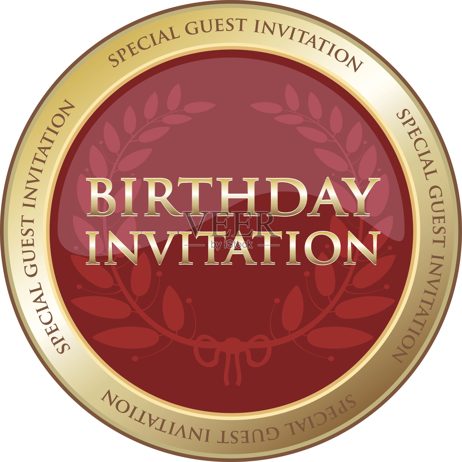 特别嘉宾生日邀请设计模板素材