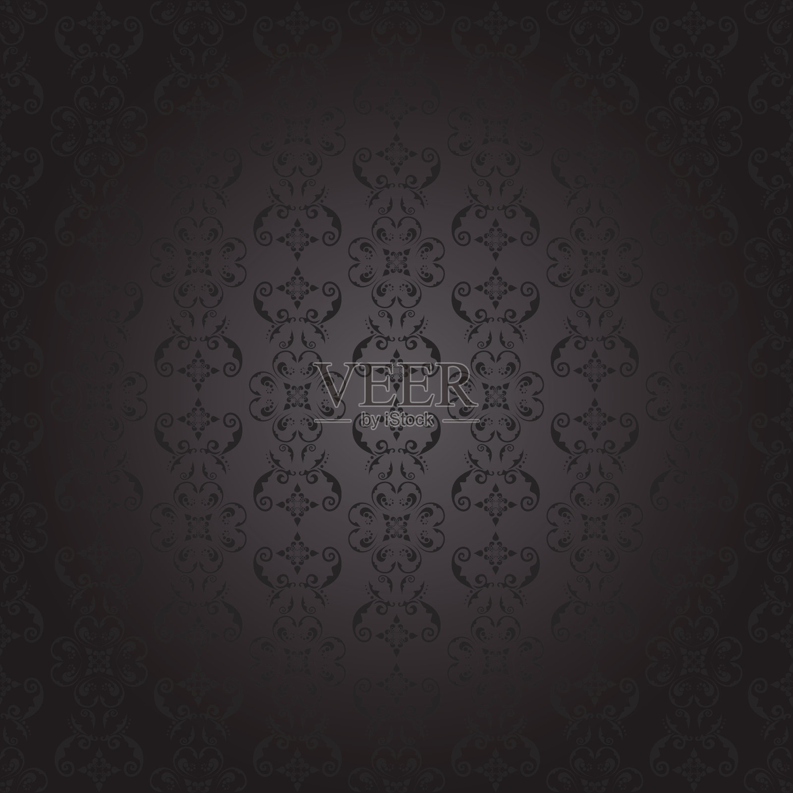 古董无缝模式插画图片素材