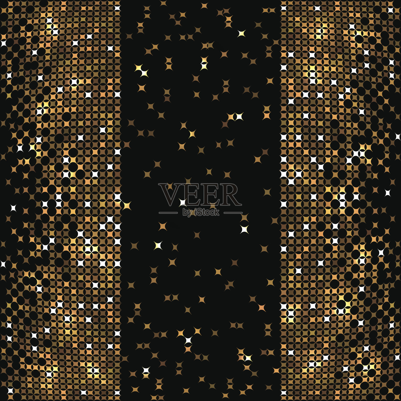 黄金镶嵌插画图片素材