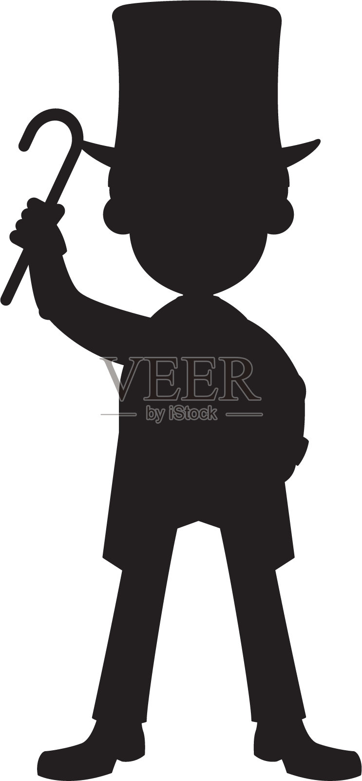 马戏轮廓设计元素图片