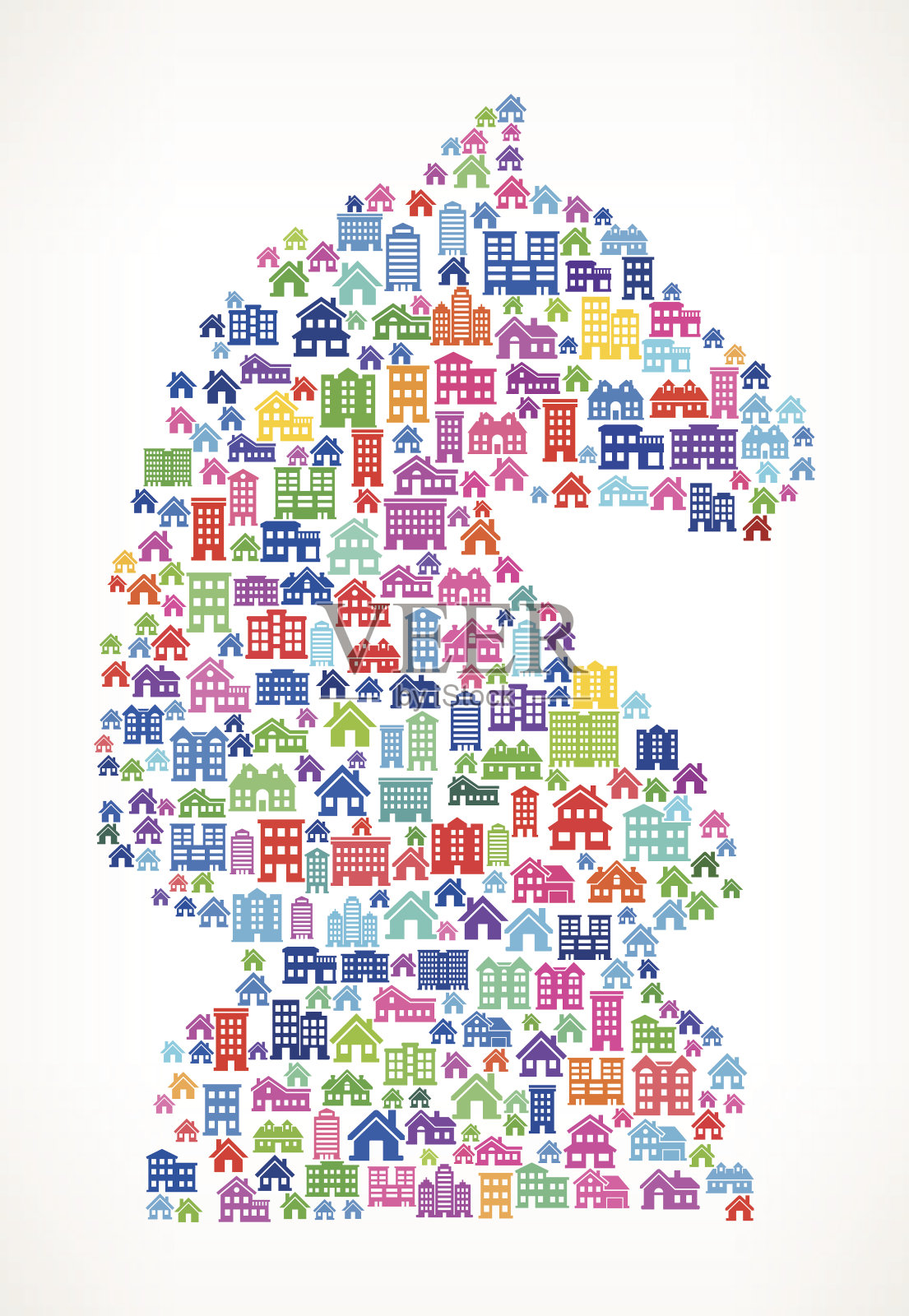 Knight Chess棋子Real Estate界面图标图案插画图片素材