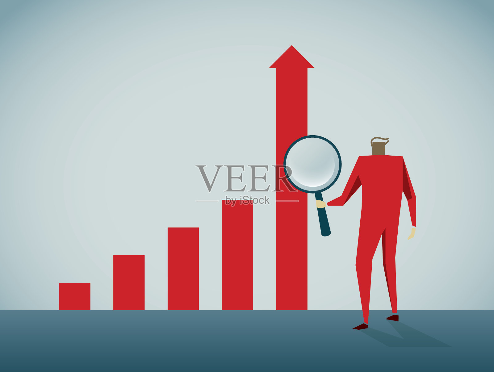 增长插画图片素材