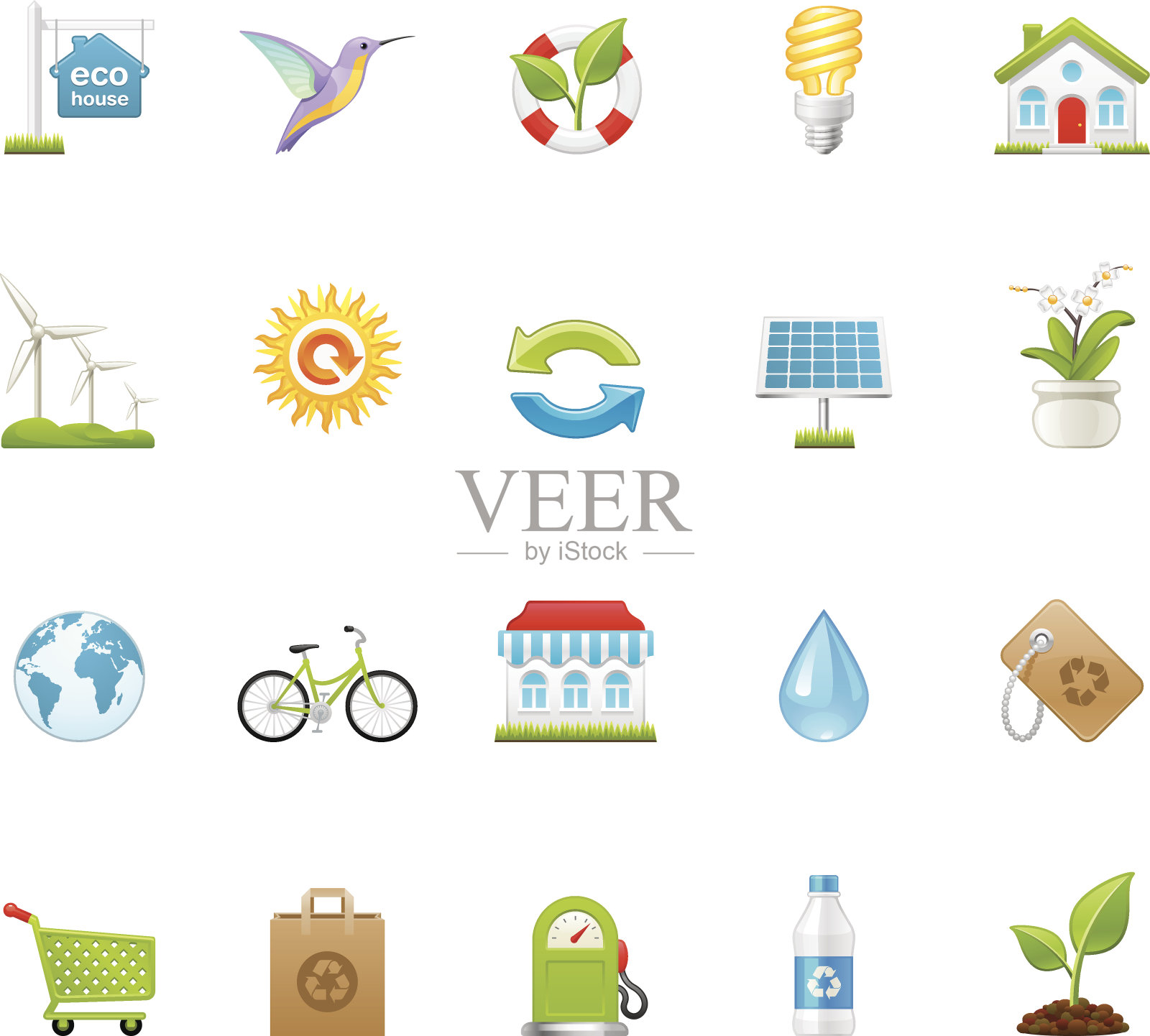 海棠图标专门? ?”绿色的环境图标素材