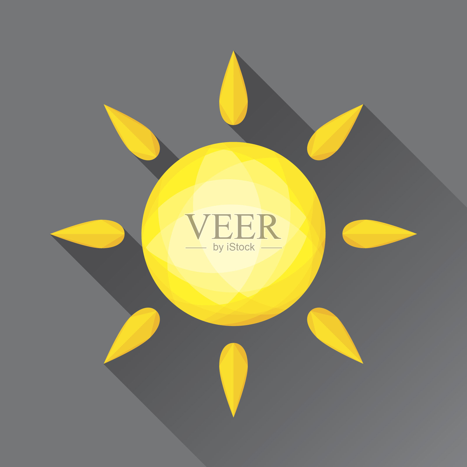 太阳图标插画图片素材