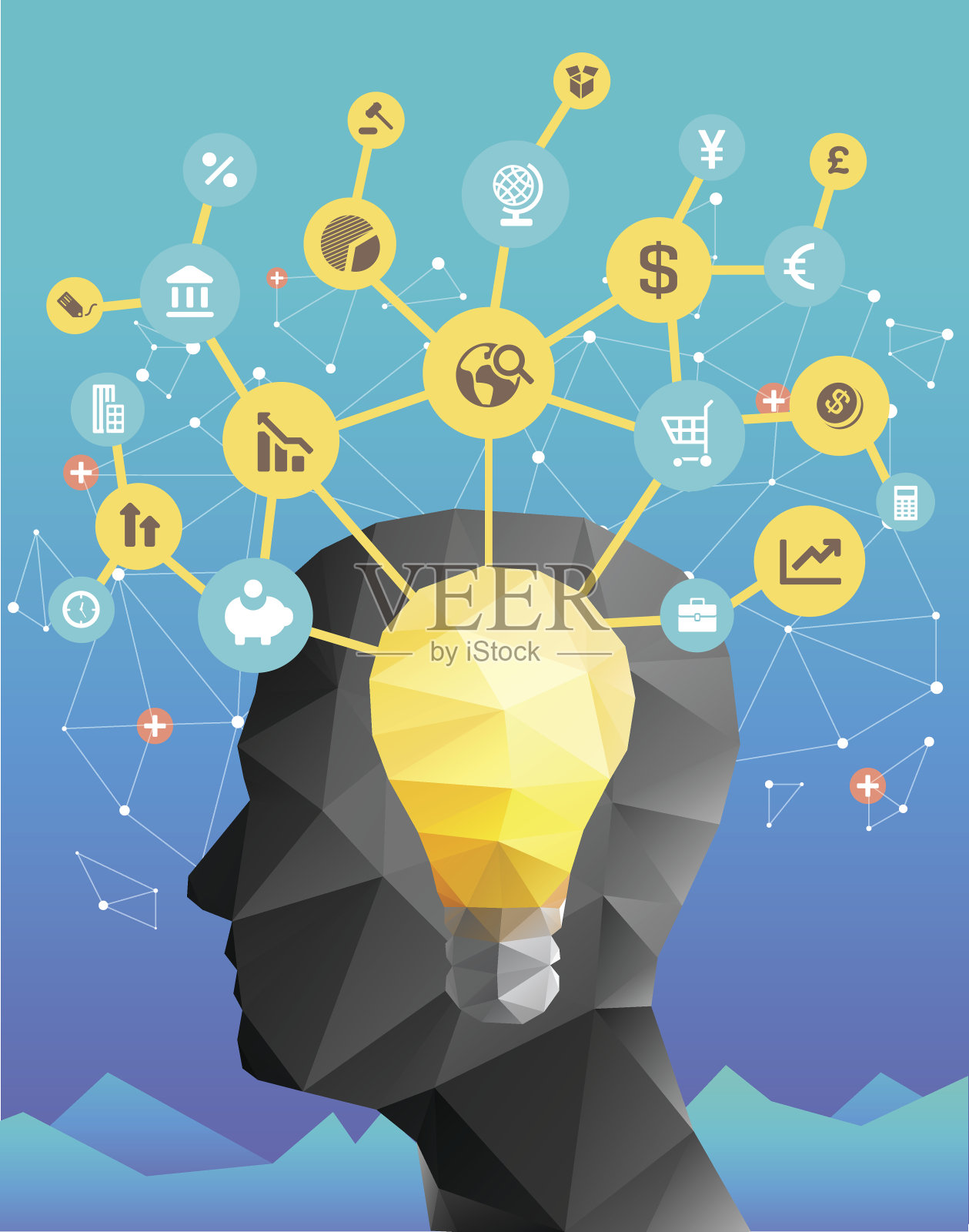 商业计划插画图片素材