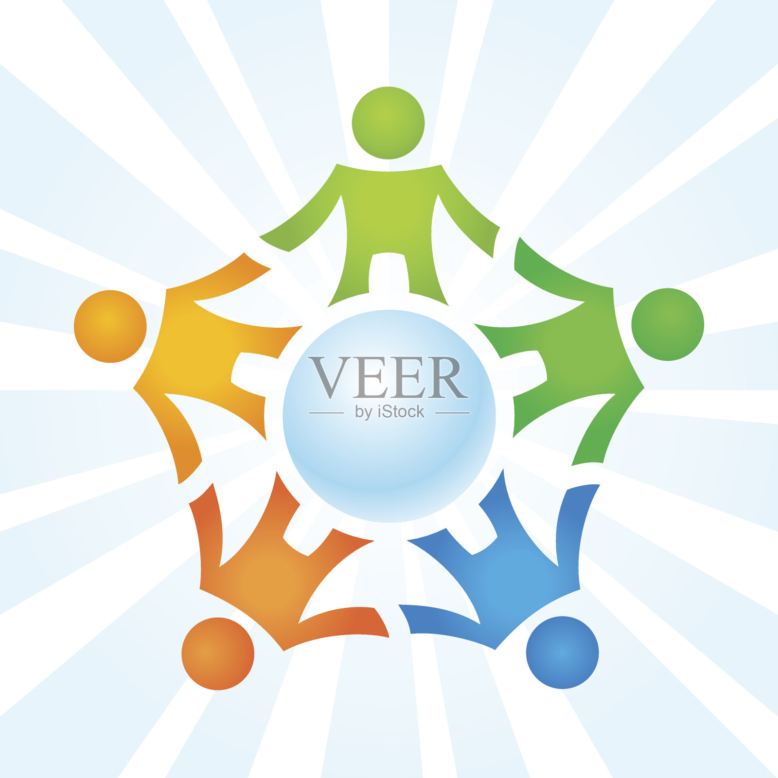 世界各地的儿童插画图片素材