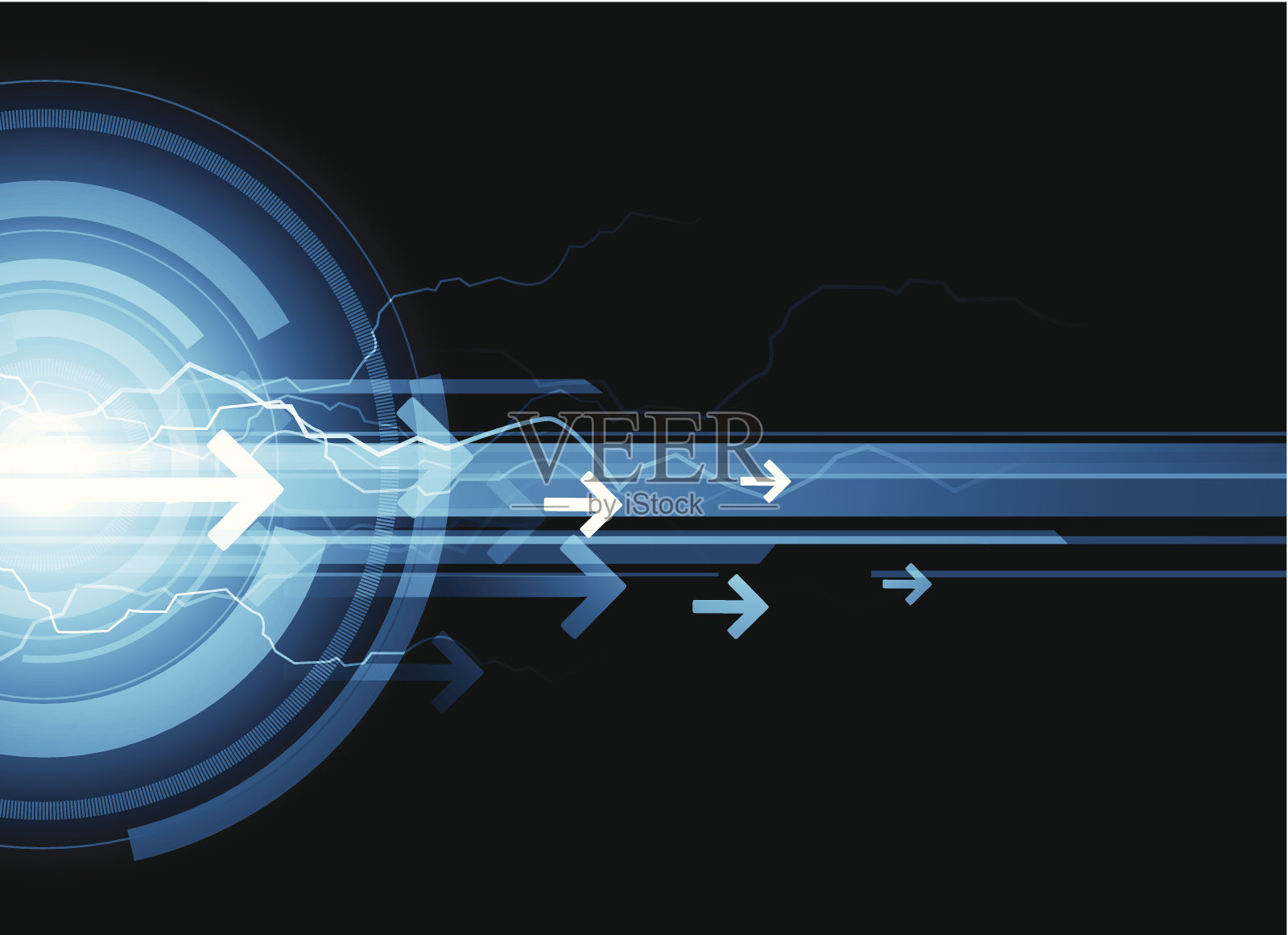 抽象的技术背景插画图片素材