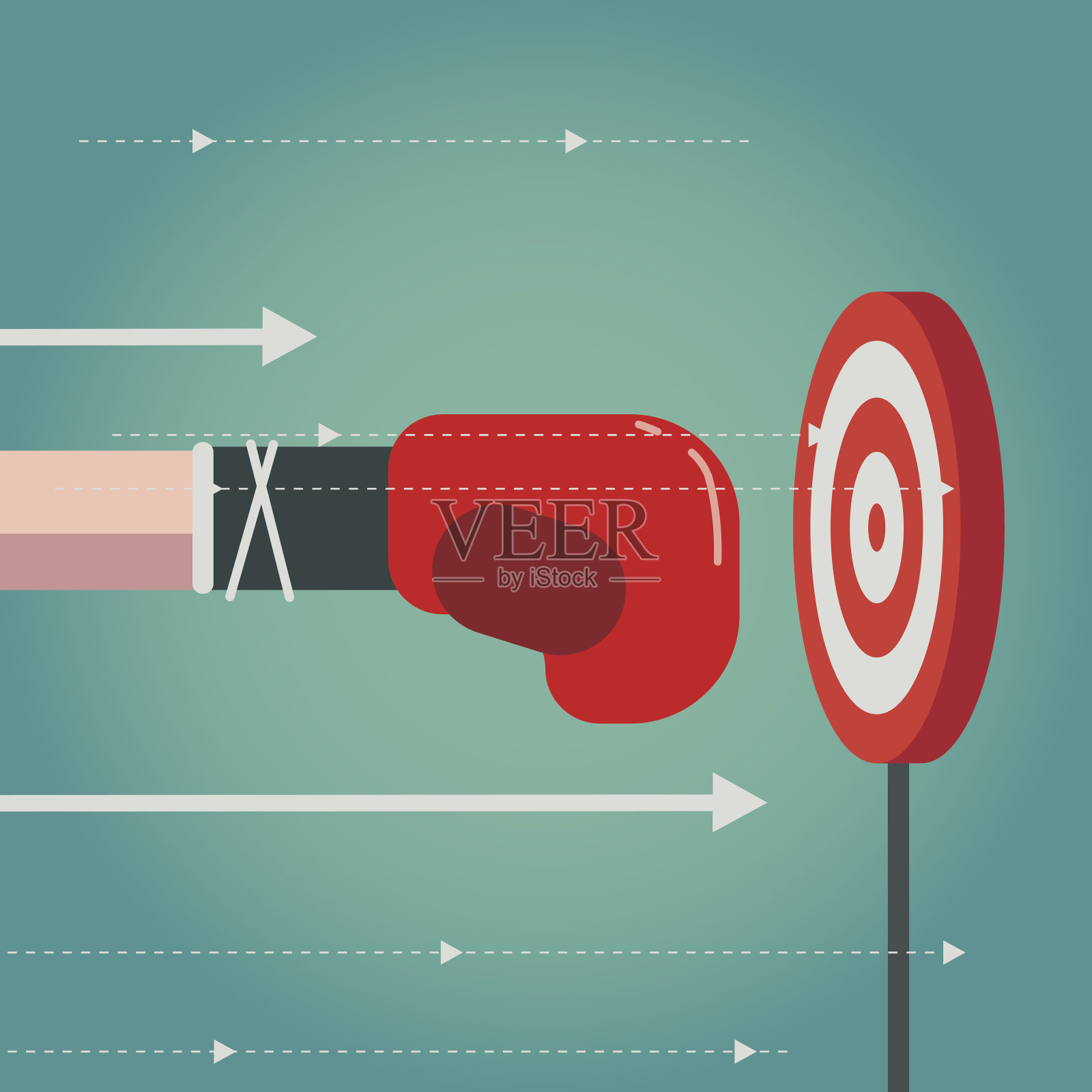 的目标插画图片素材