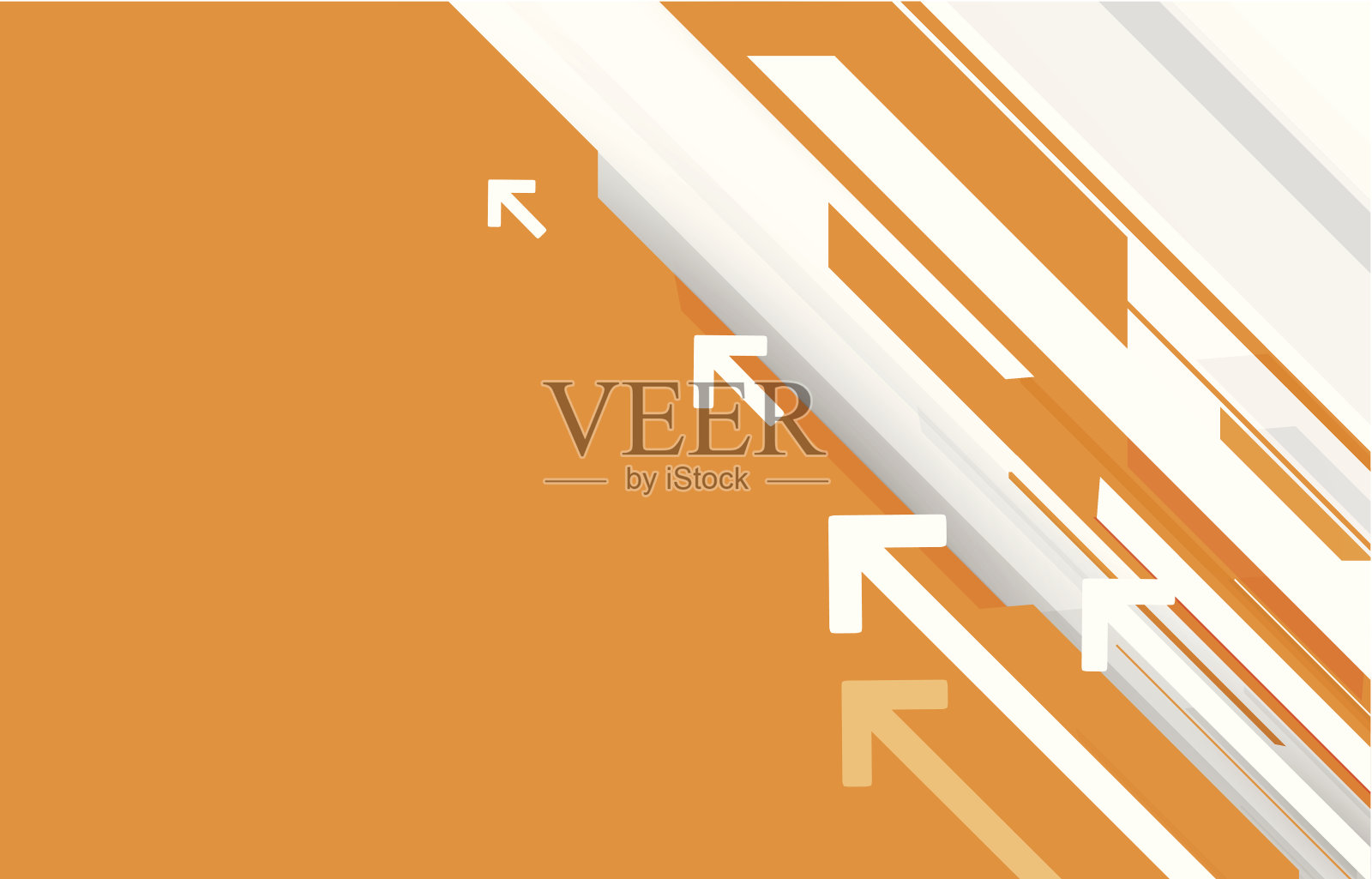 抽象的箭头背景插画图片素材