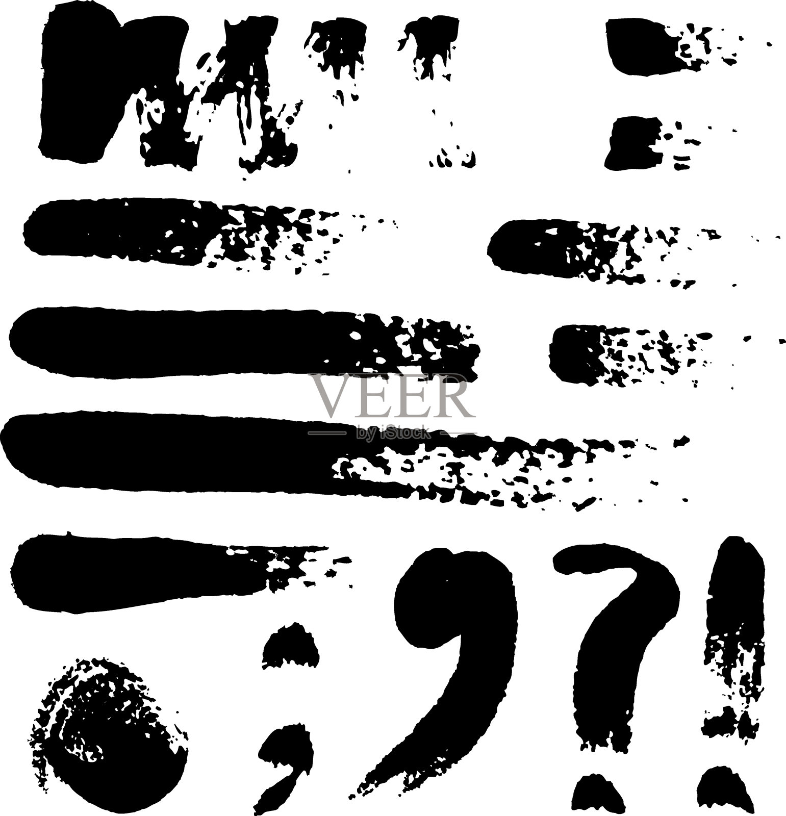 干燥的笔触插画图片素材