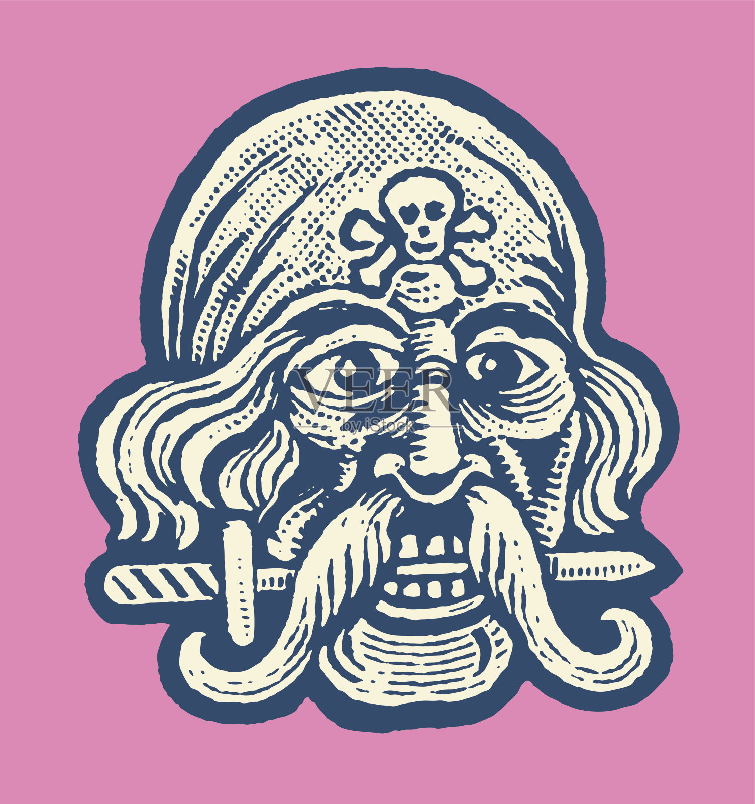 海盗插画图片素材