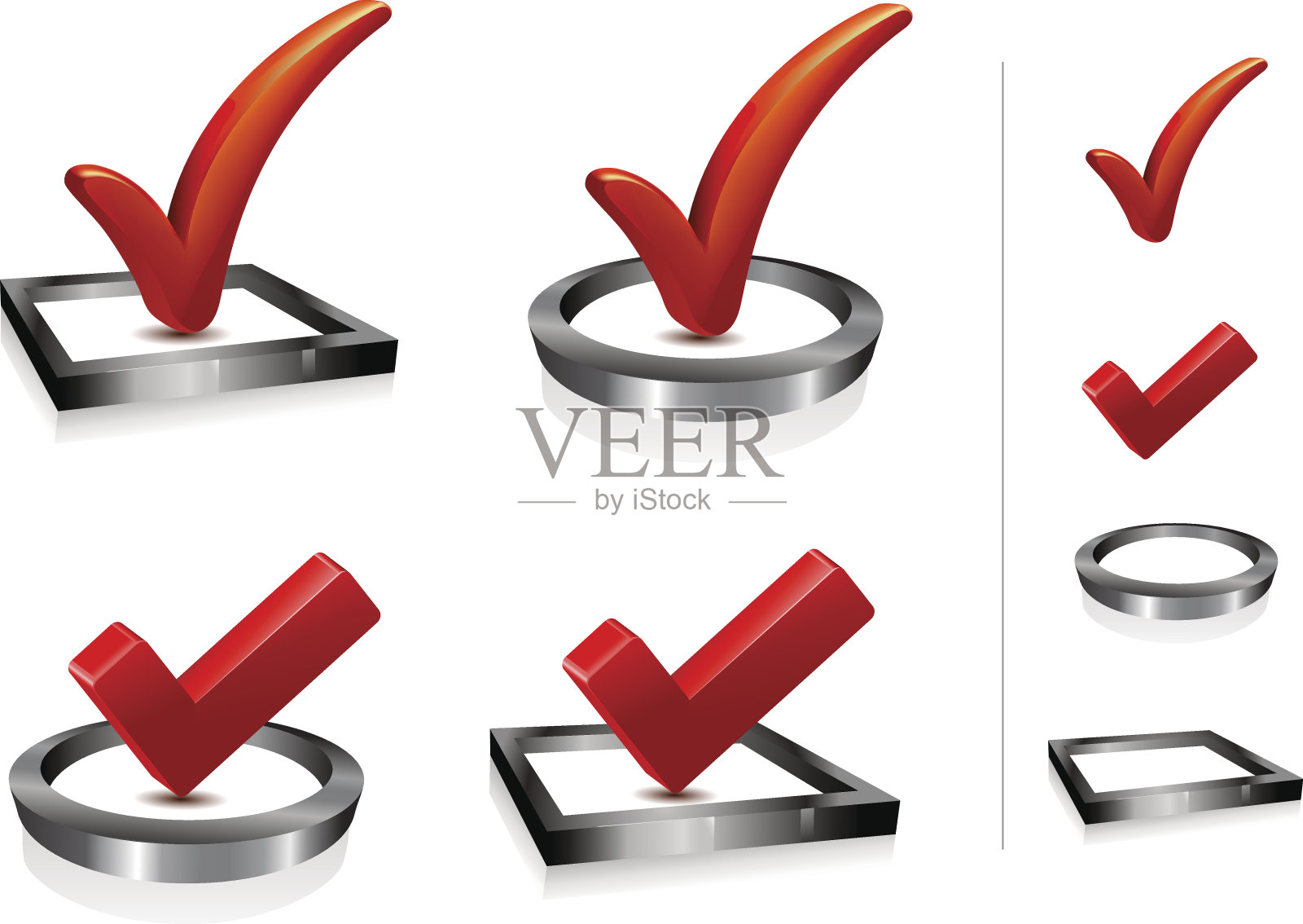 投票检查插画图片素材