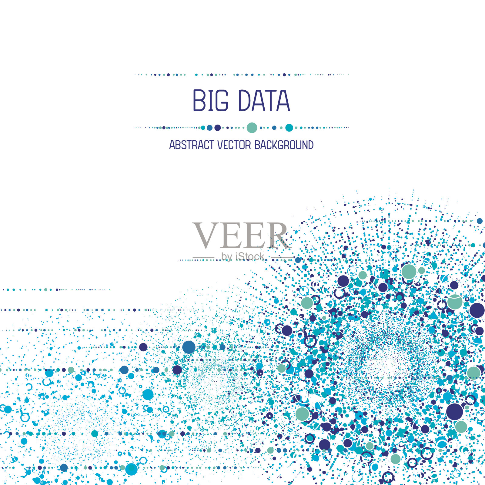 大数据背景插画图片素材