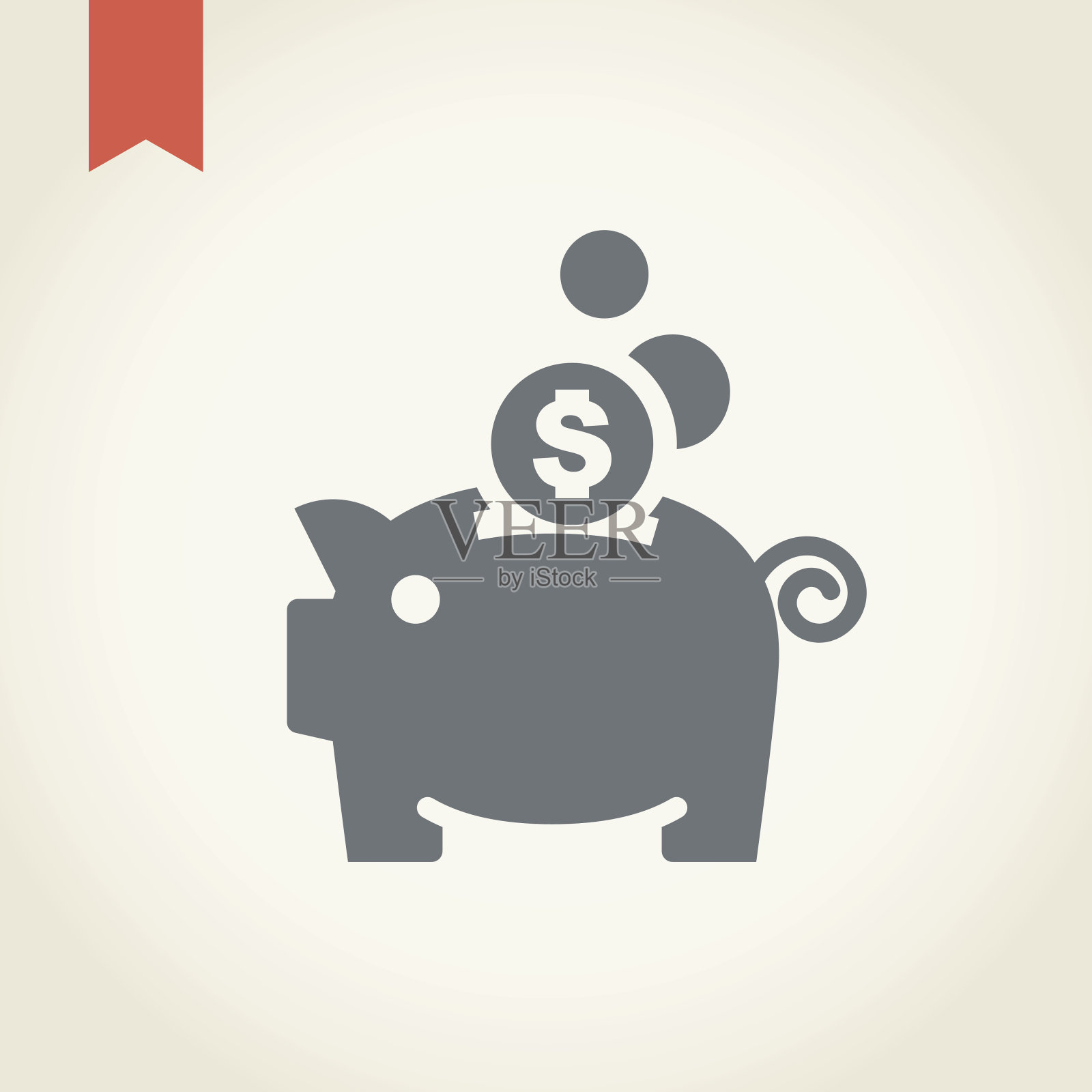 扑满图标插画图片素材