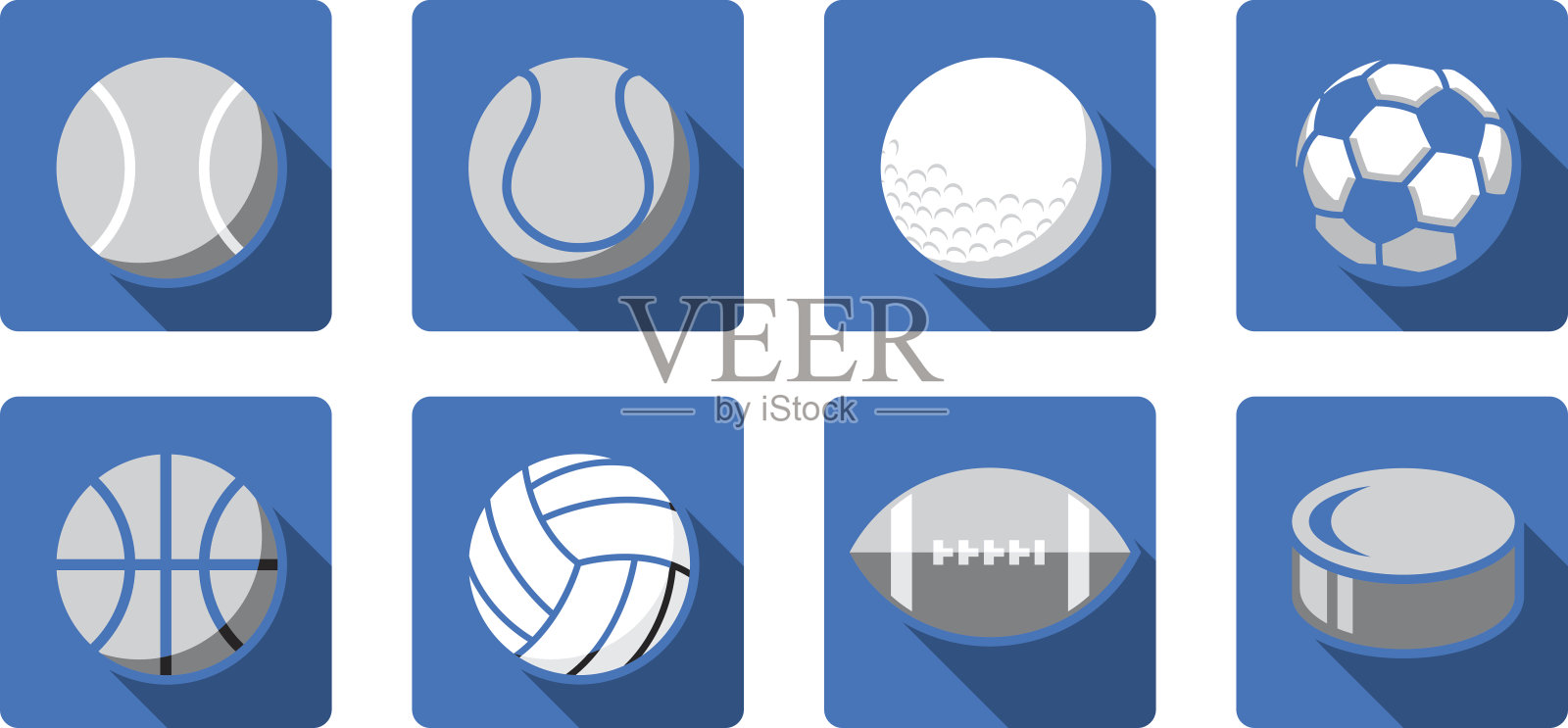 运动球图标矢量插画图片素材