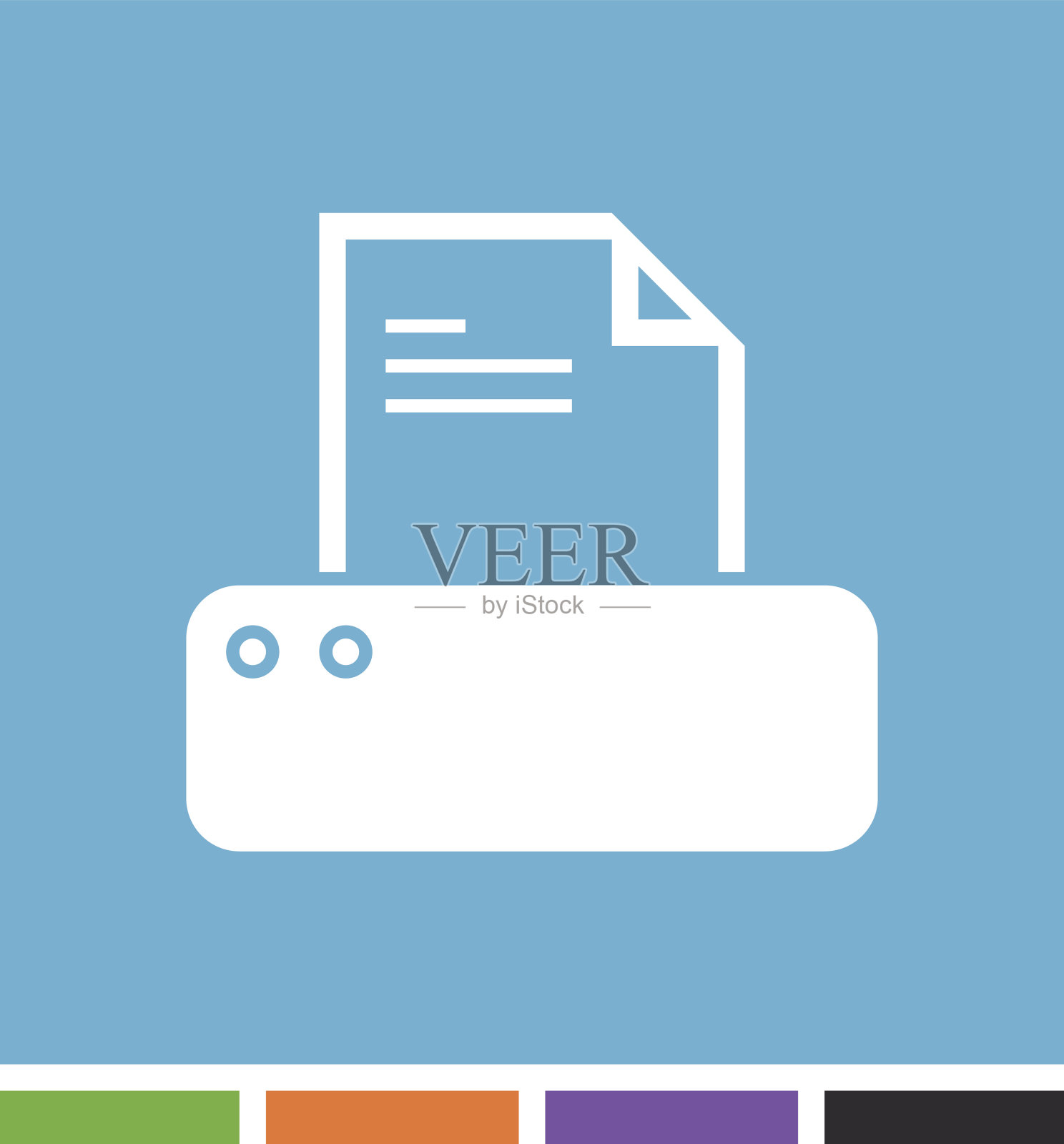 打印机图标插画图片素材