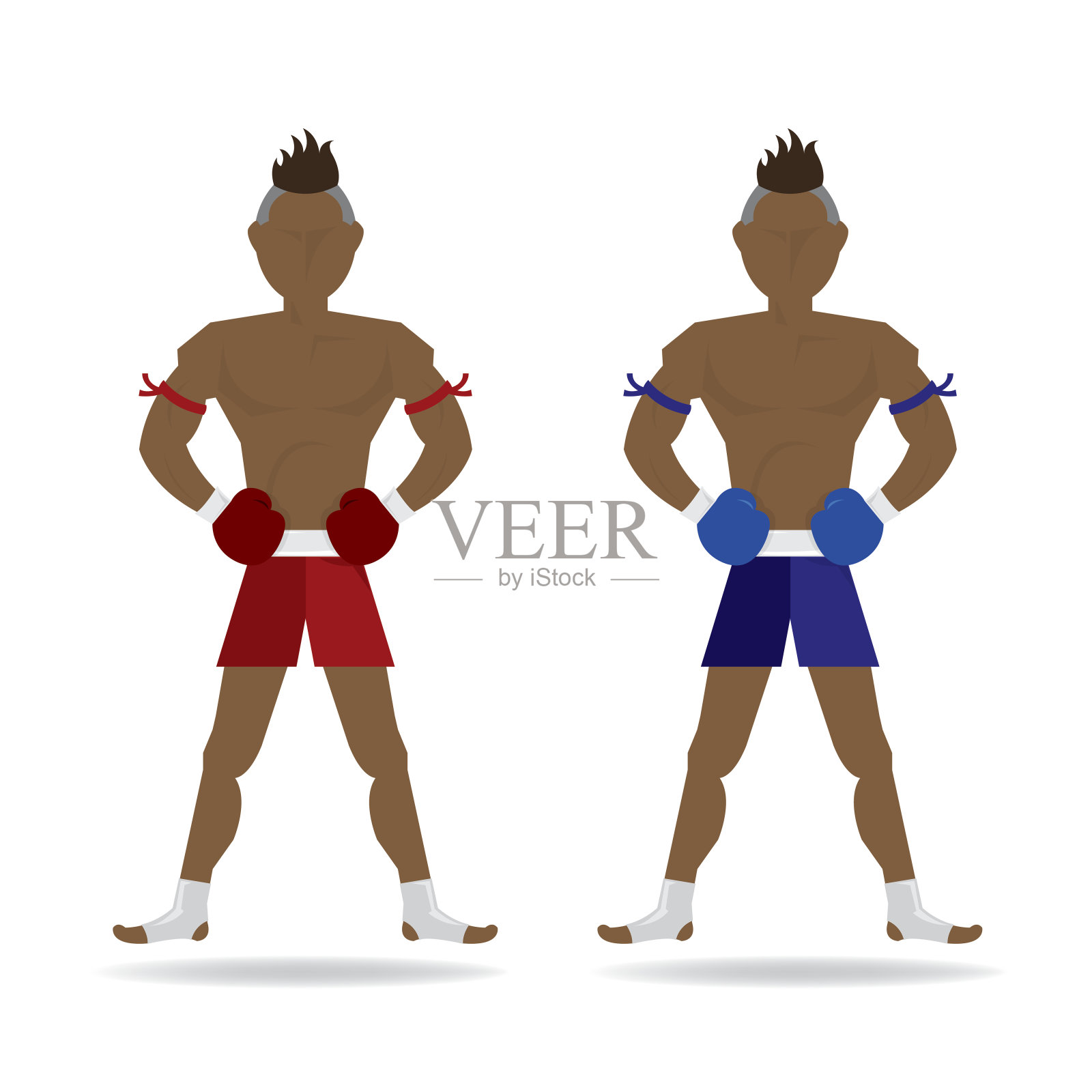 拳击插画图片素材