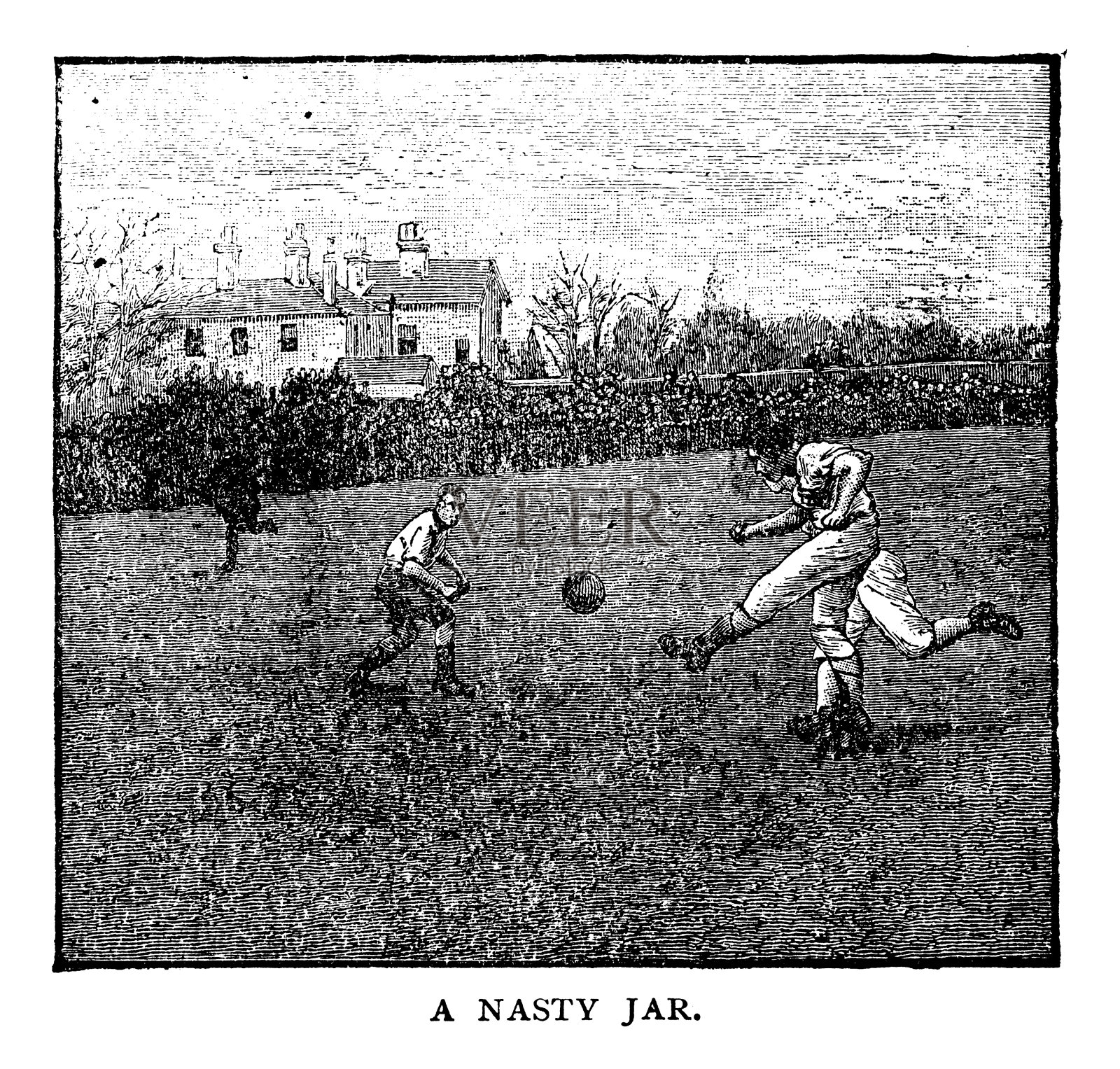 讨厌的罐子插画图片素材