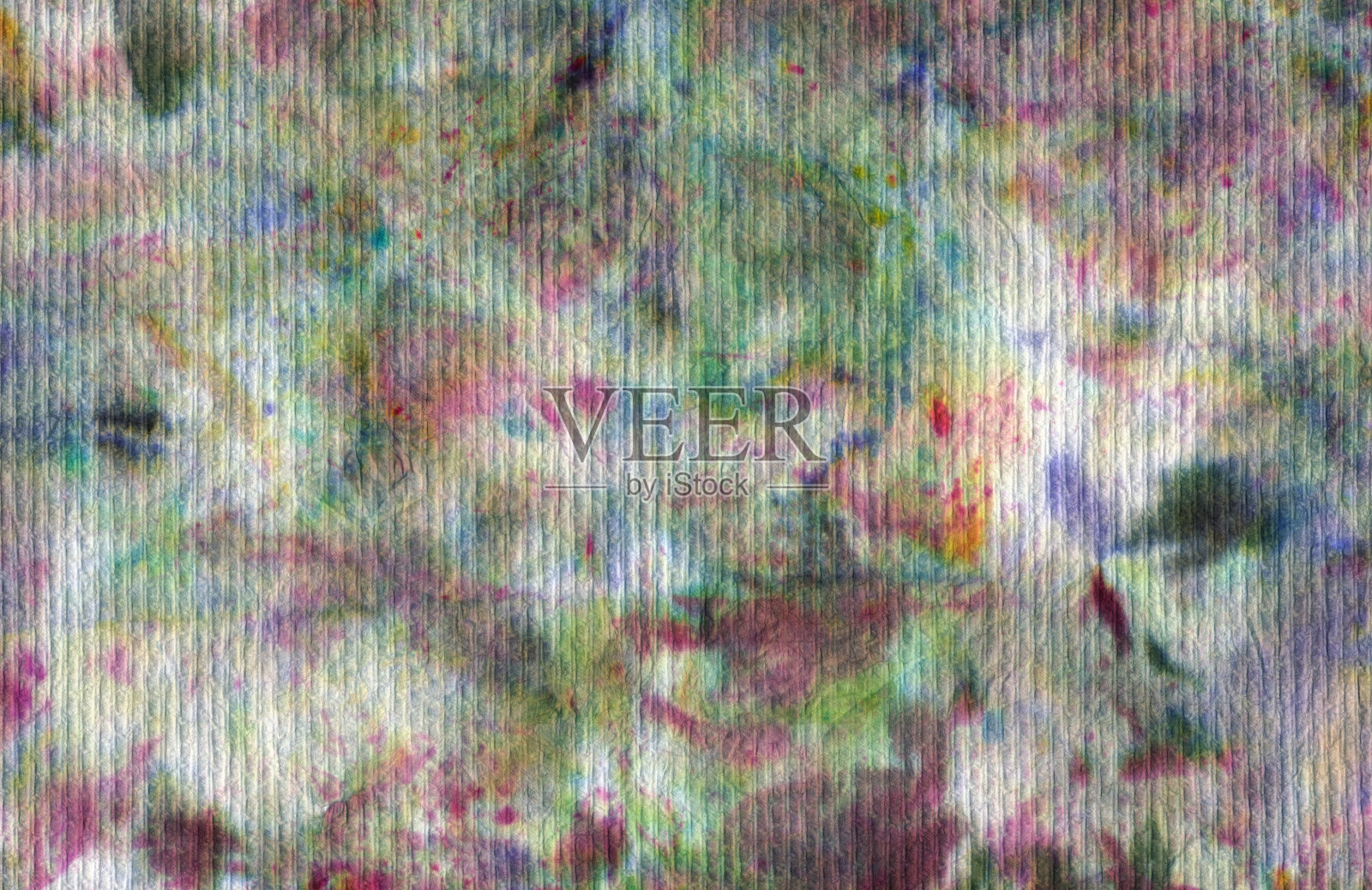 手绘抽象纤维,多种颜色插画图片素材